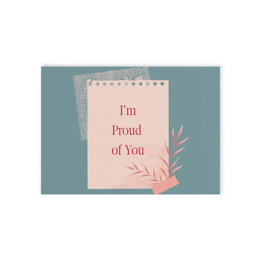 The Dreamer's Bookshop Appreciation "I'm Proud of You" Print Card - The Dreamer's Bookshop.