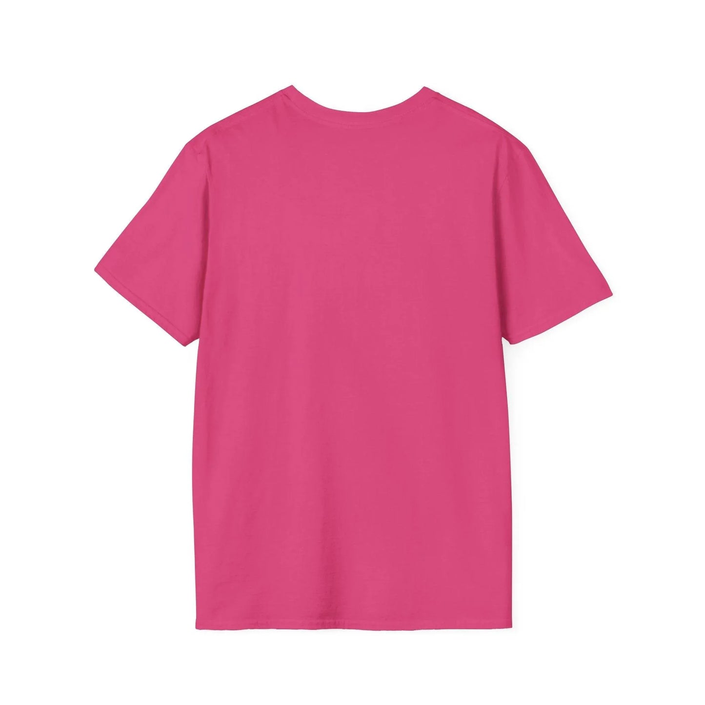 Be Happy Stay Positive Unisex Softstyle T-Shirt - Cheerful Heart Design - The Dreamer's Bookshop.