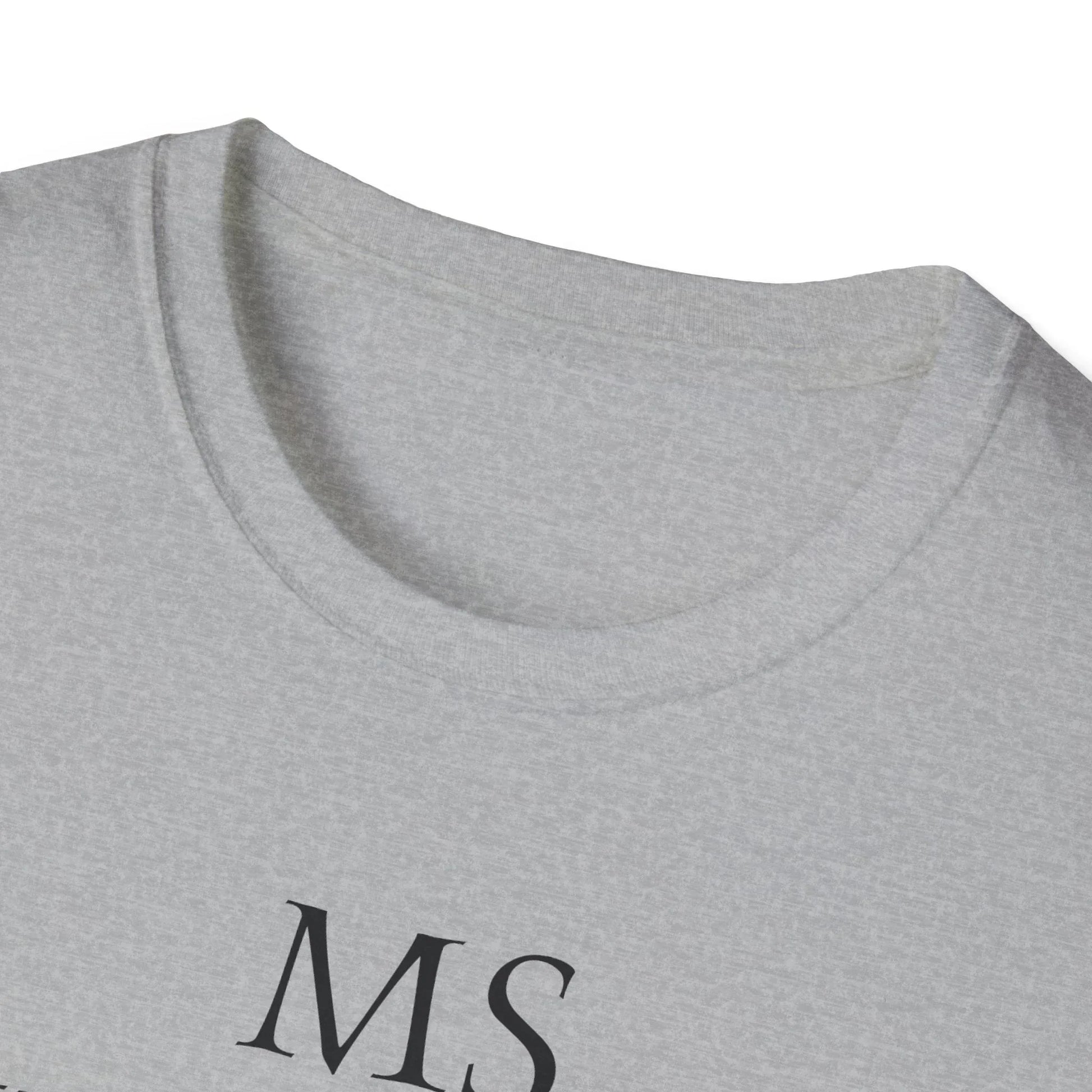 M.S. Warrior Unisex Softstyle T-Shirt - Empowering Graphic Tee for Women's Health Awareness - The Dreamer's Bookshop.