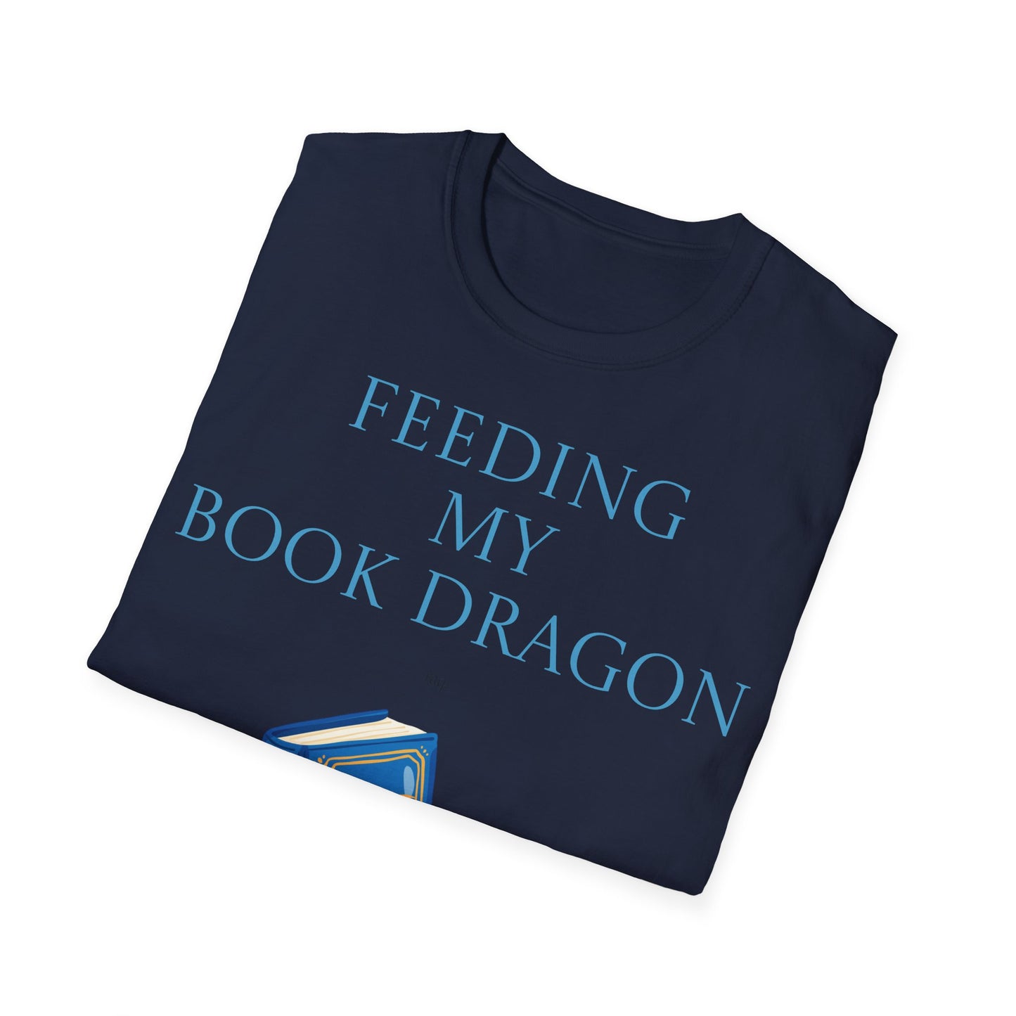 Unisex -Inspired T-Shirt - "Book Dragon" - Perfect for Book Lovers