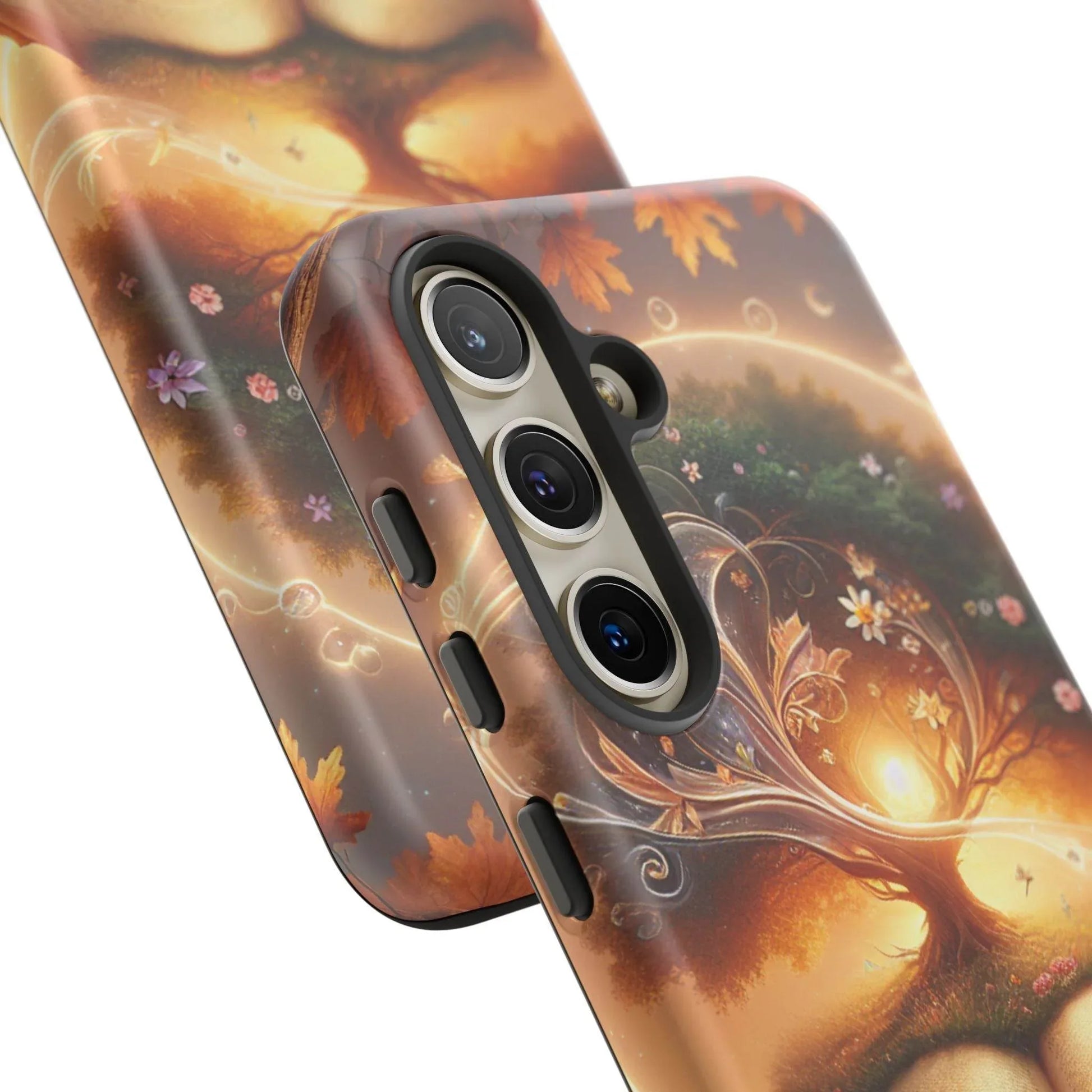 Nature-Inspired iPhone & Samsung Phone Case with Tree of Life Design - The Dreamer's Bookshop.