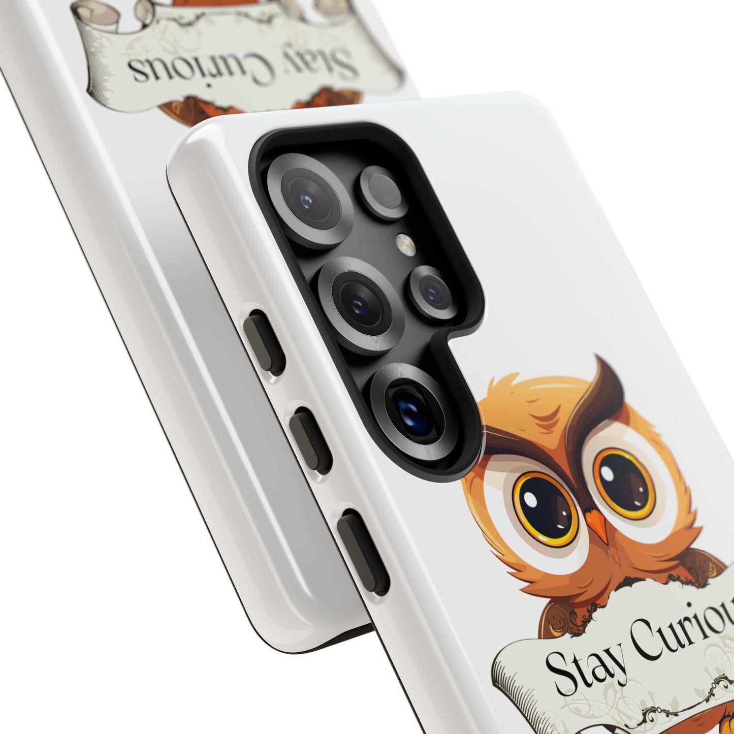 Inspired Phone Case with Stay Curious - The Dreamer's Bookshop Design