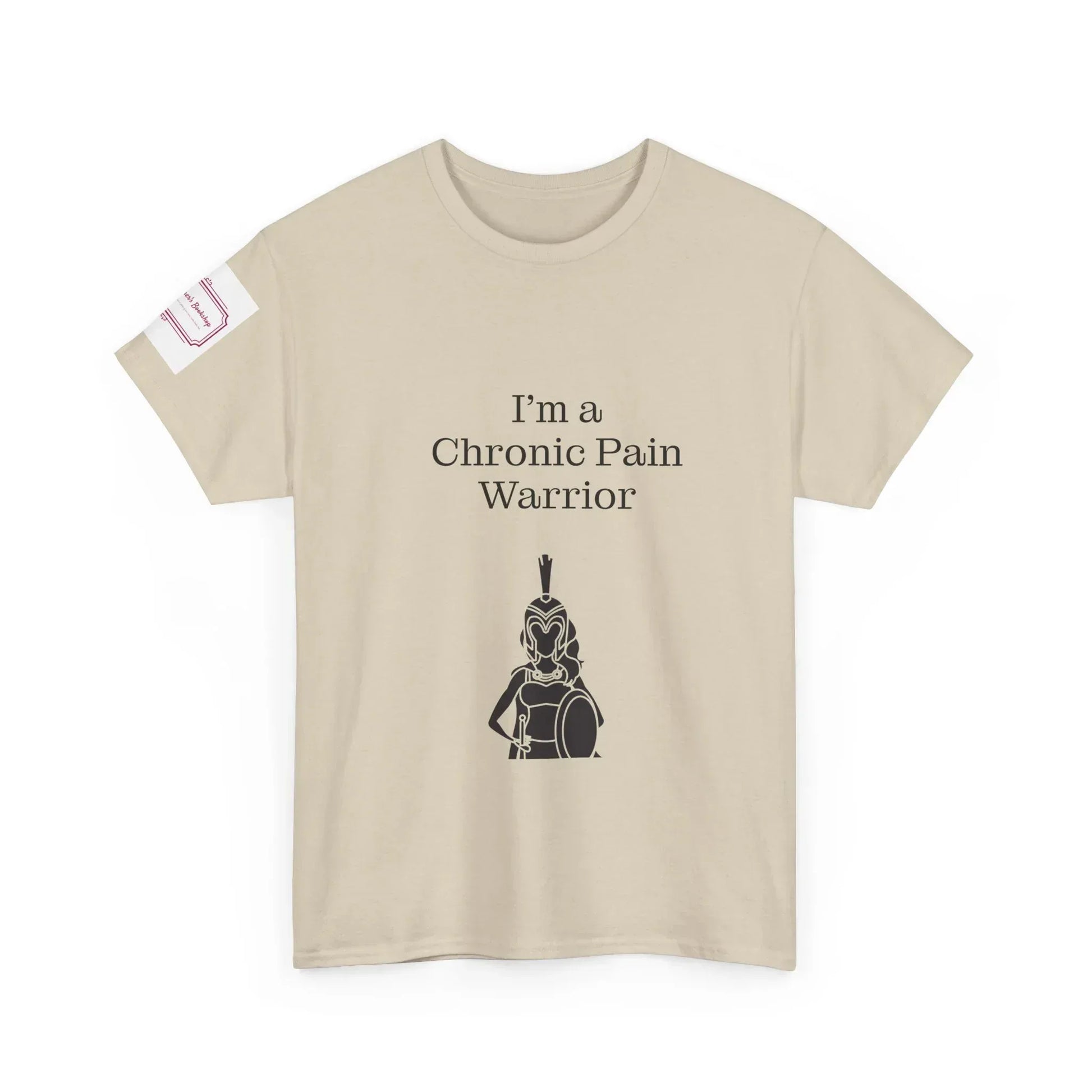 Chronic Pain Warrior Unisex Heavy Cotton Tee - Empowering Apparel for Health Awareness - The Dreamer's Bookshop.