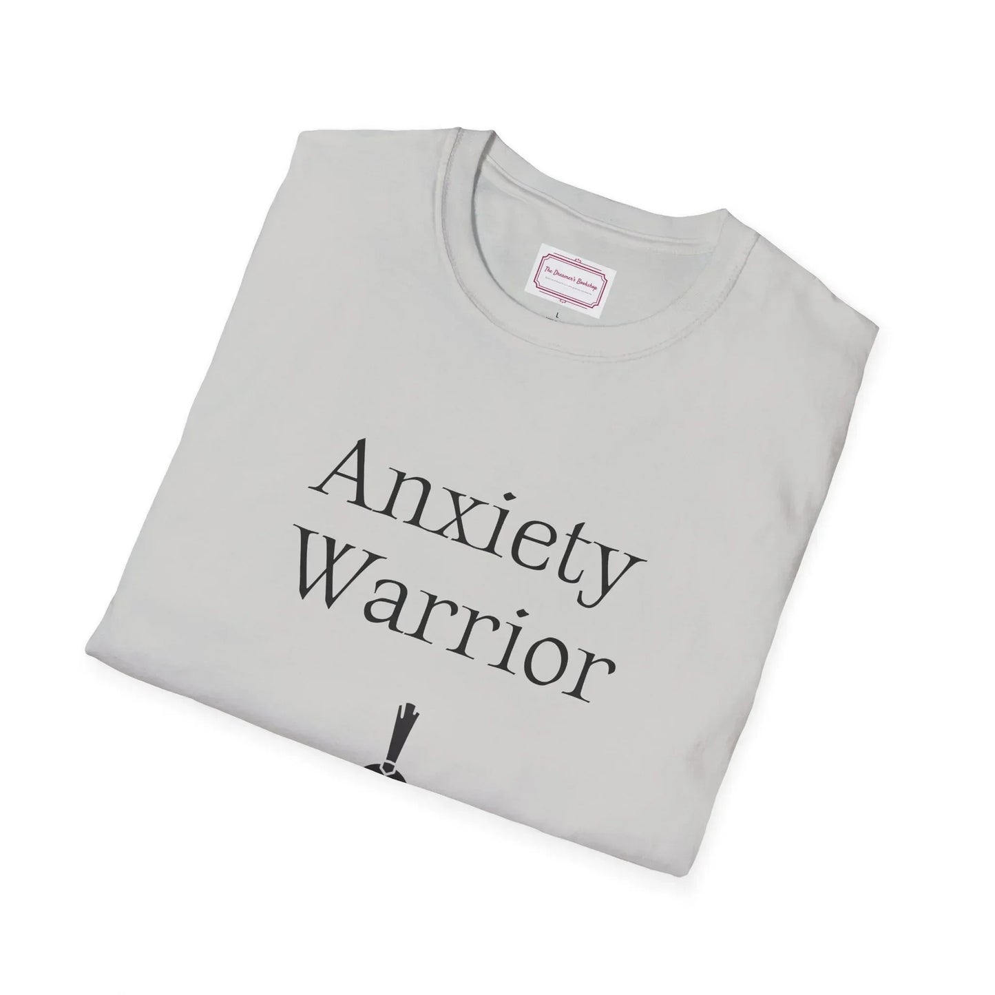 Anxiety Warrior Unisex Softstyle T-Shirt - Embrace Your Battles - The Dreamer's Bookshop.