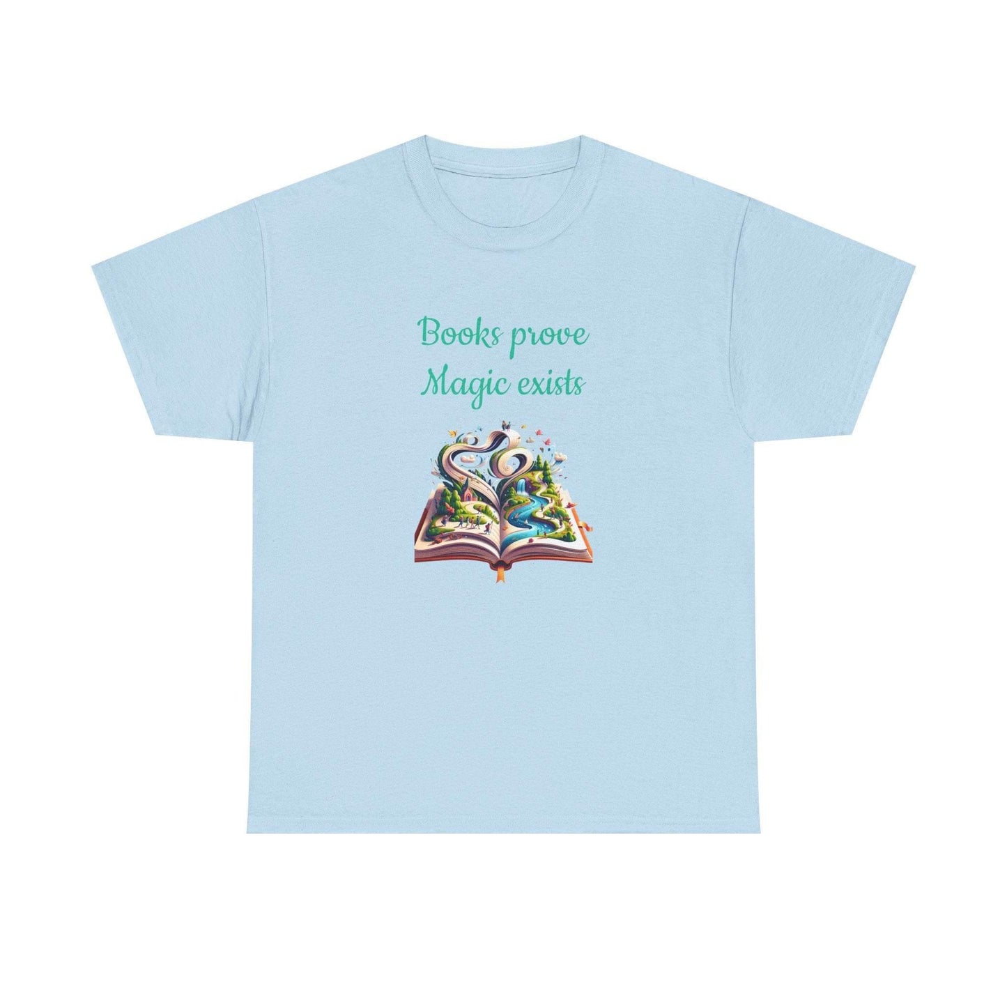 Magic Exists -A Unisex Heavy Cotton Tee - Perfect Gift for Book Lovers - The Dreamer's Bookshop.