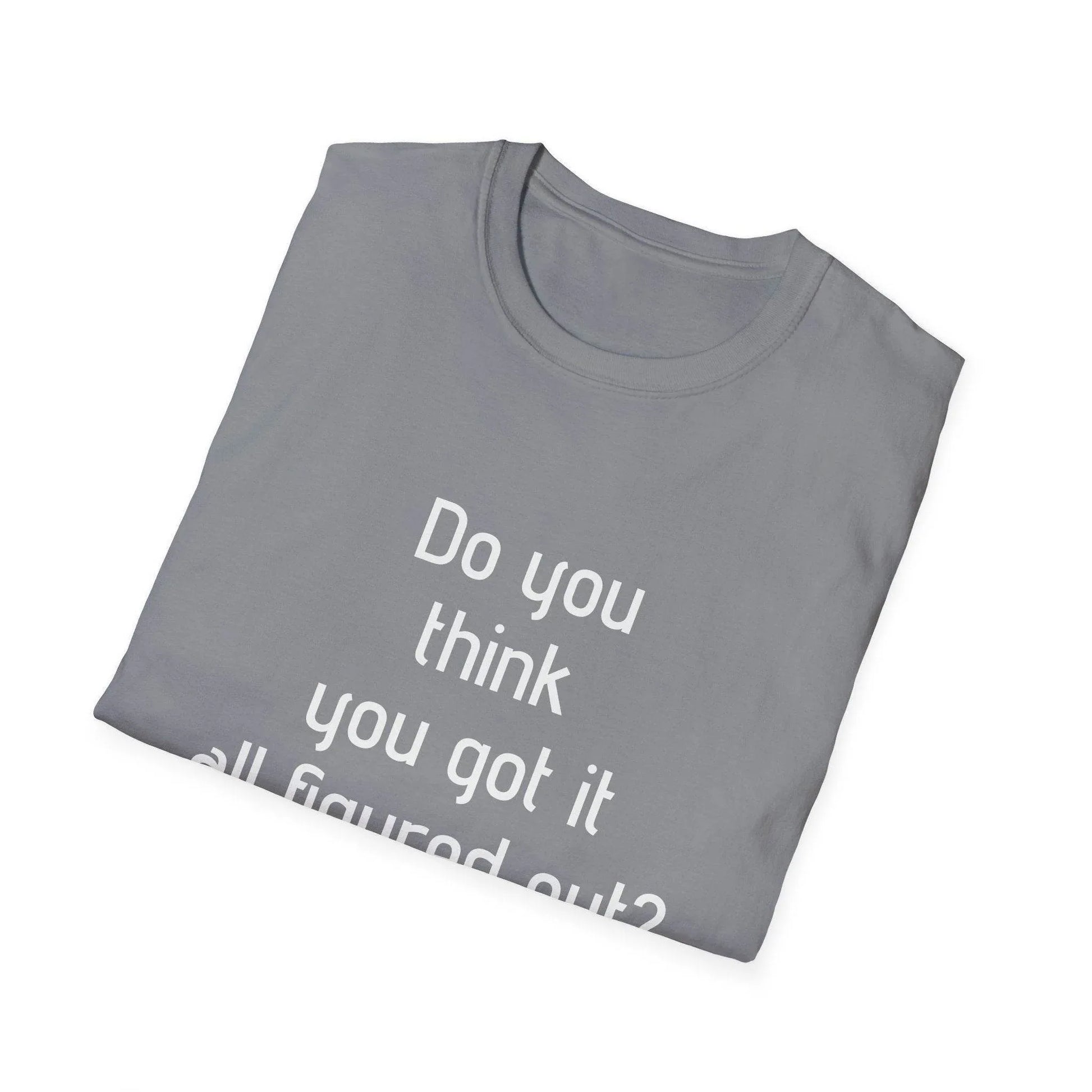 Unisex Softstyle T-Shirt - 'Think Again' - The Dreamer's Bookshop.