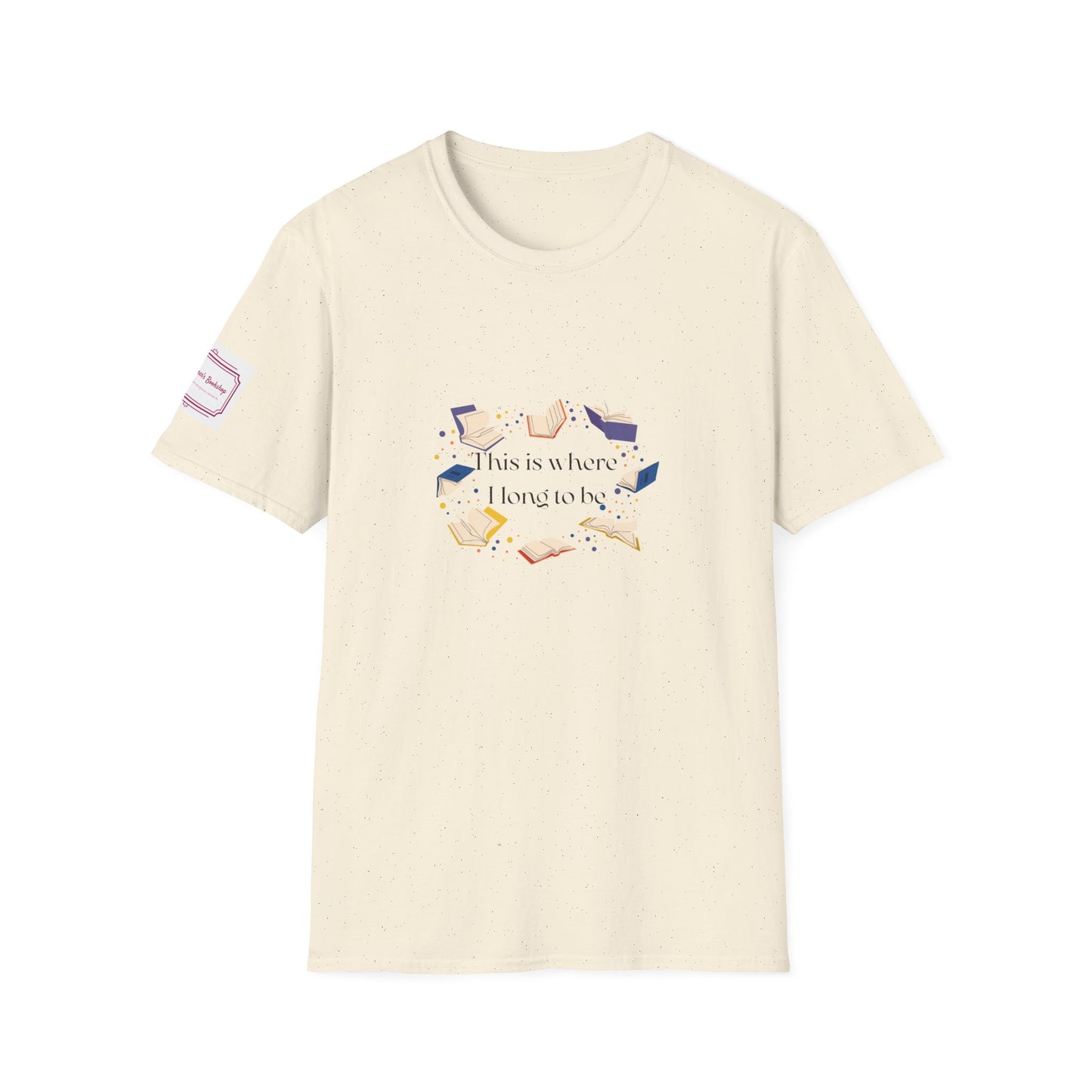 Unisex T-Shirt - "Where I long to be" for Book Lovers