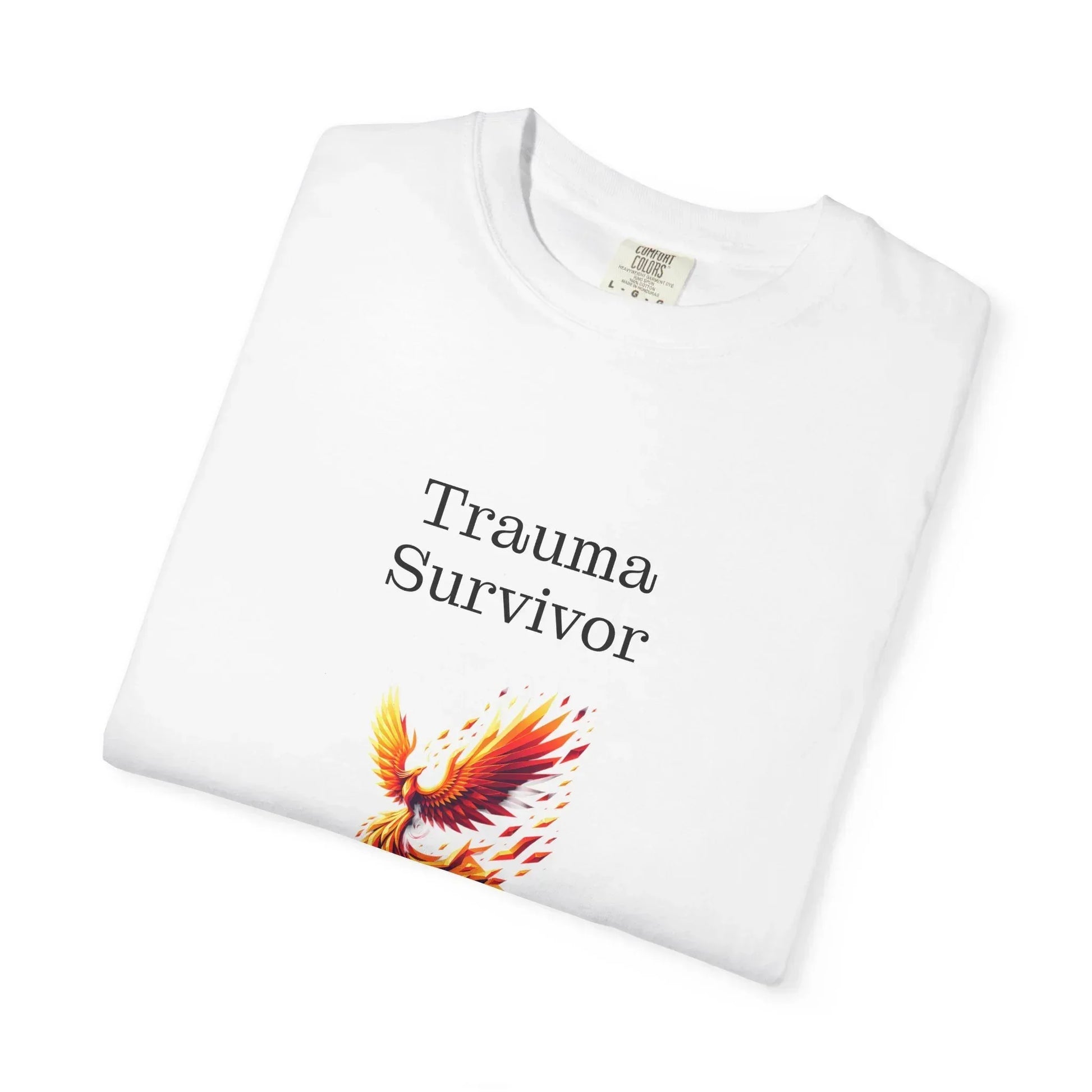 Trauma Survivor Unisex Garment-Dyed T-shirt - Inspirational Motivational Tee - The Dreamer's Bookshop.