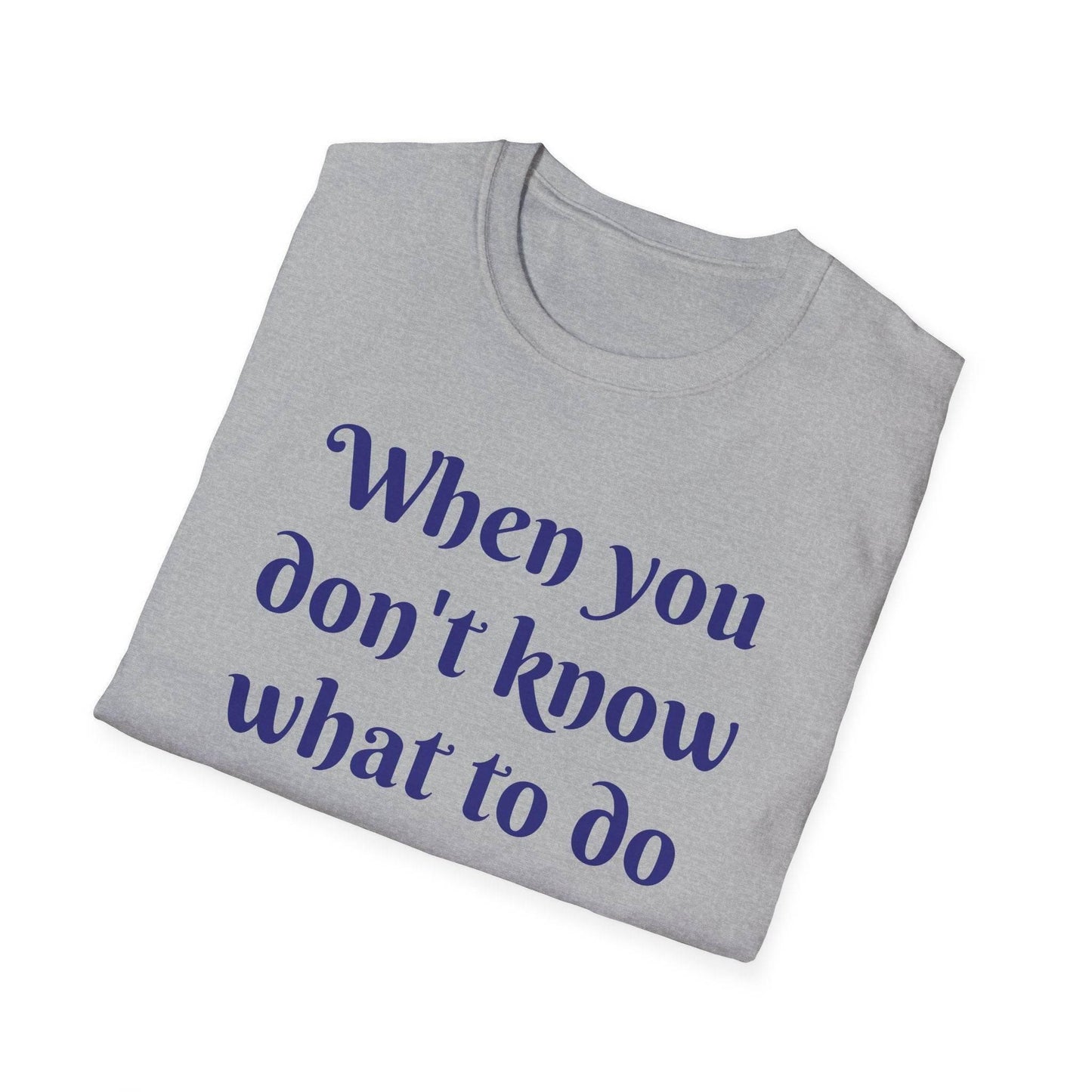 Unisex Softstyle T-Shirt - 'Just Breathe' - The Dreamer's Bookshop.