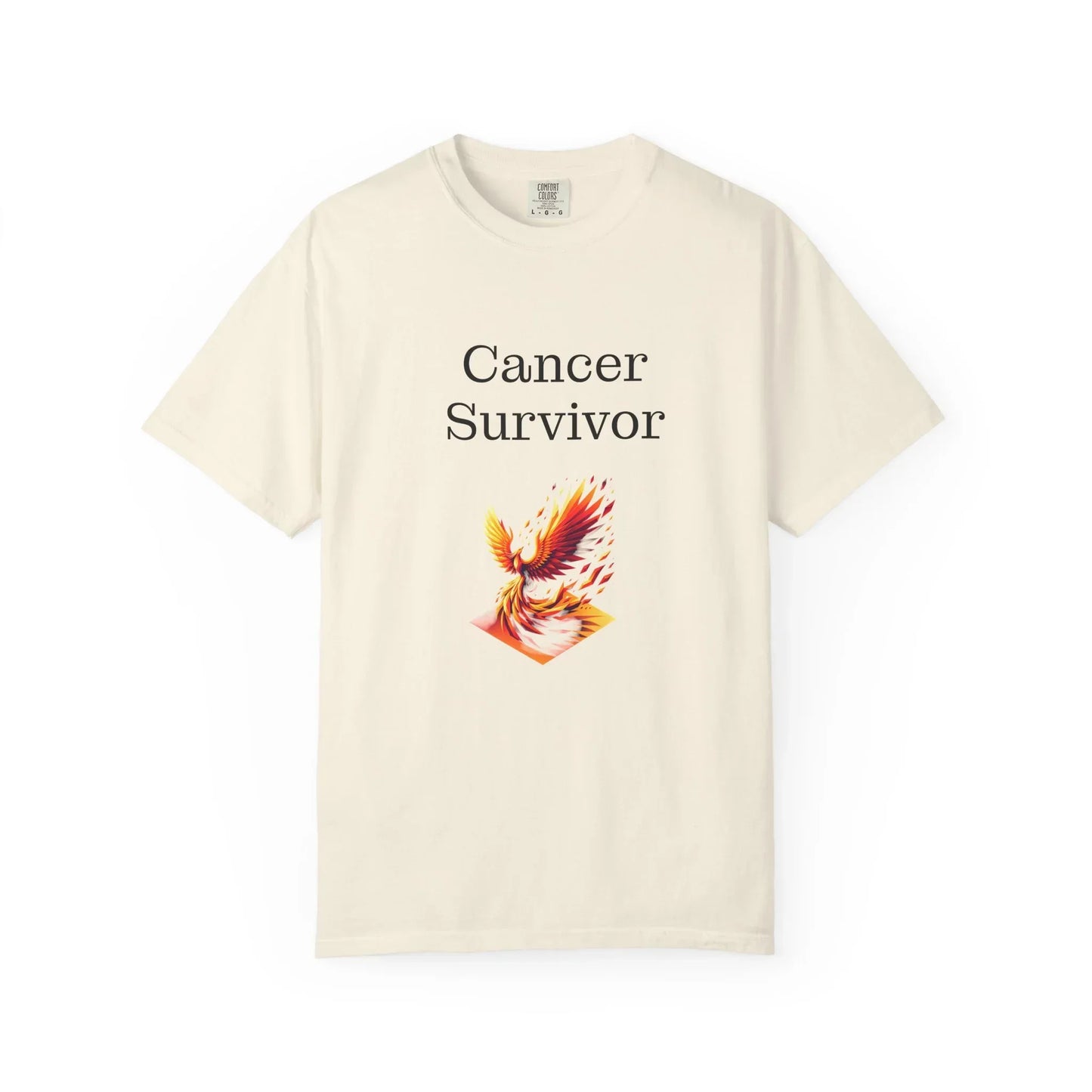 Cancer Survivor Unisex Garment-Dyed T-shirt - Inspirational Motivational Tee - The Dreamer's Bookshop.