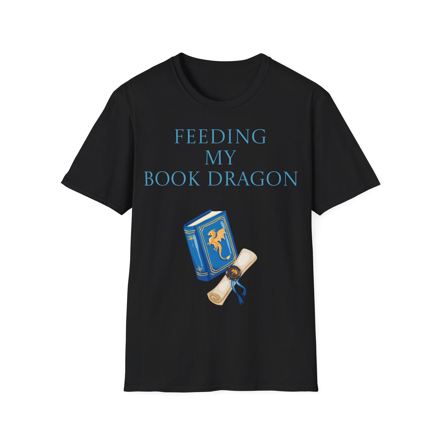Unisex -Inspired T-Shirt - "Book Dragon" - Perfect for Book Lovers