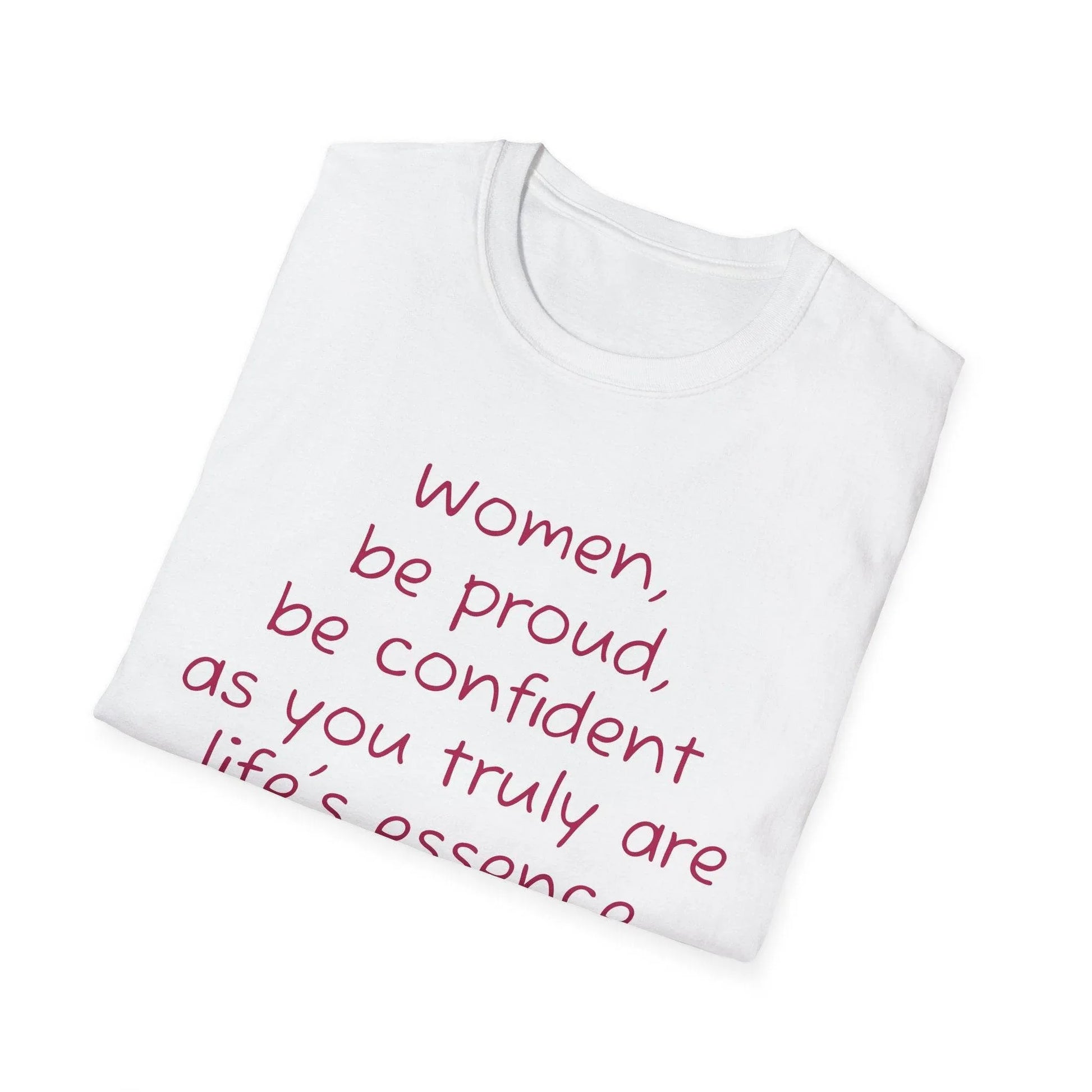 Inspirational Unisex Softstyle T-Shirt - 'Women' Motivational Design - The Dreamer's Bookshop.