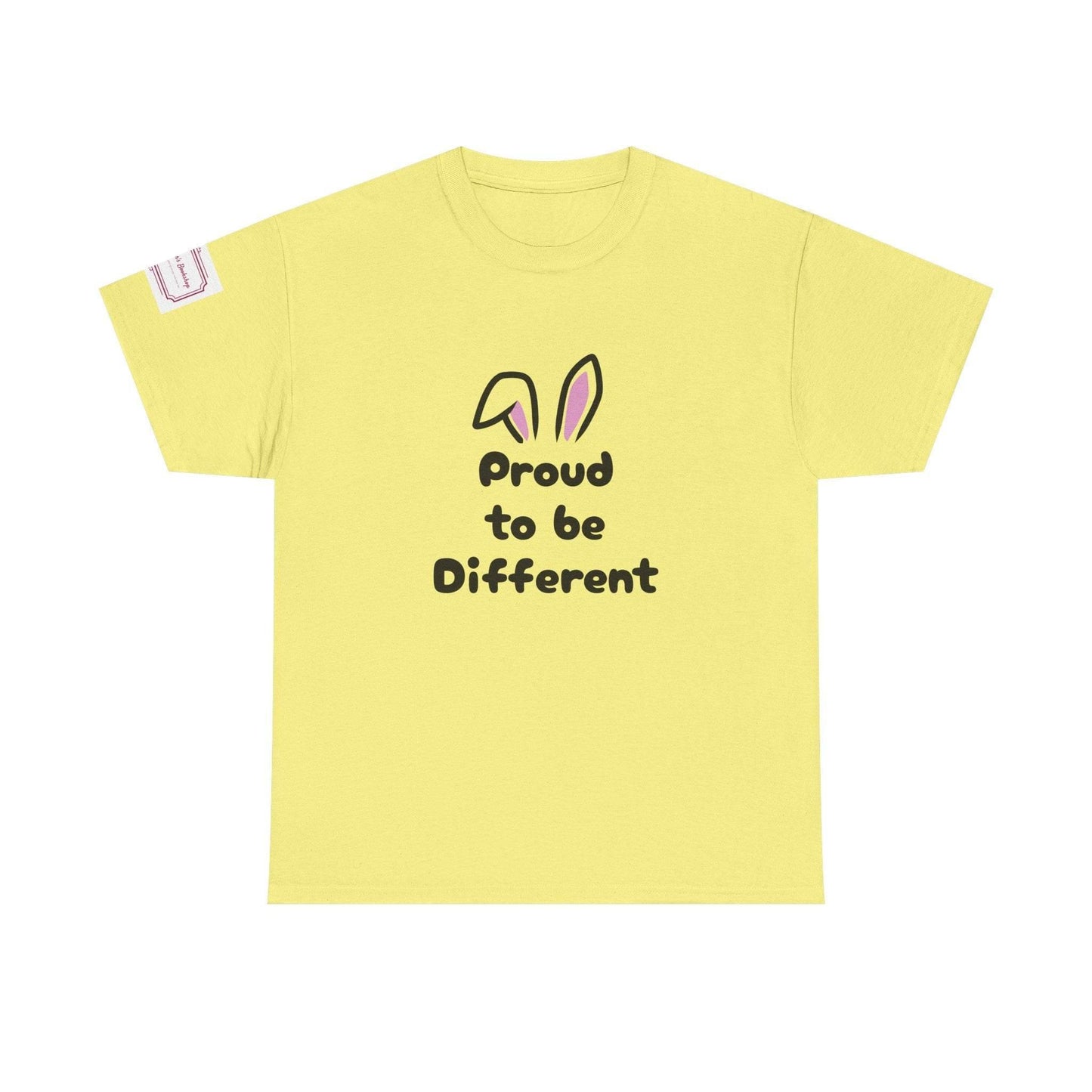 Proud to Be Different Unisex Heavy Cotton Tee – Celebrate Uniqueness - The Dreamer's Bookshop.