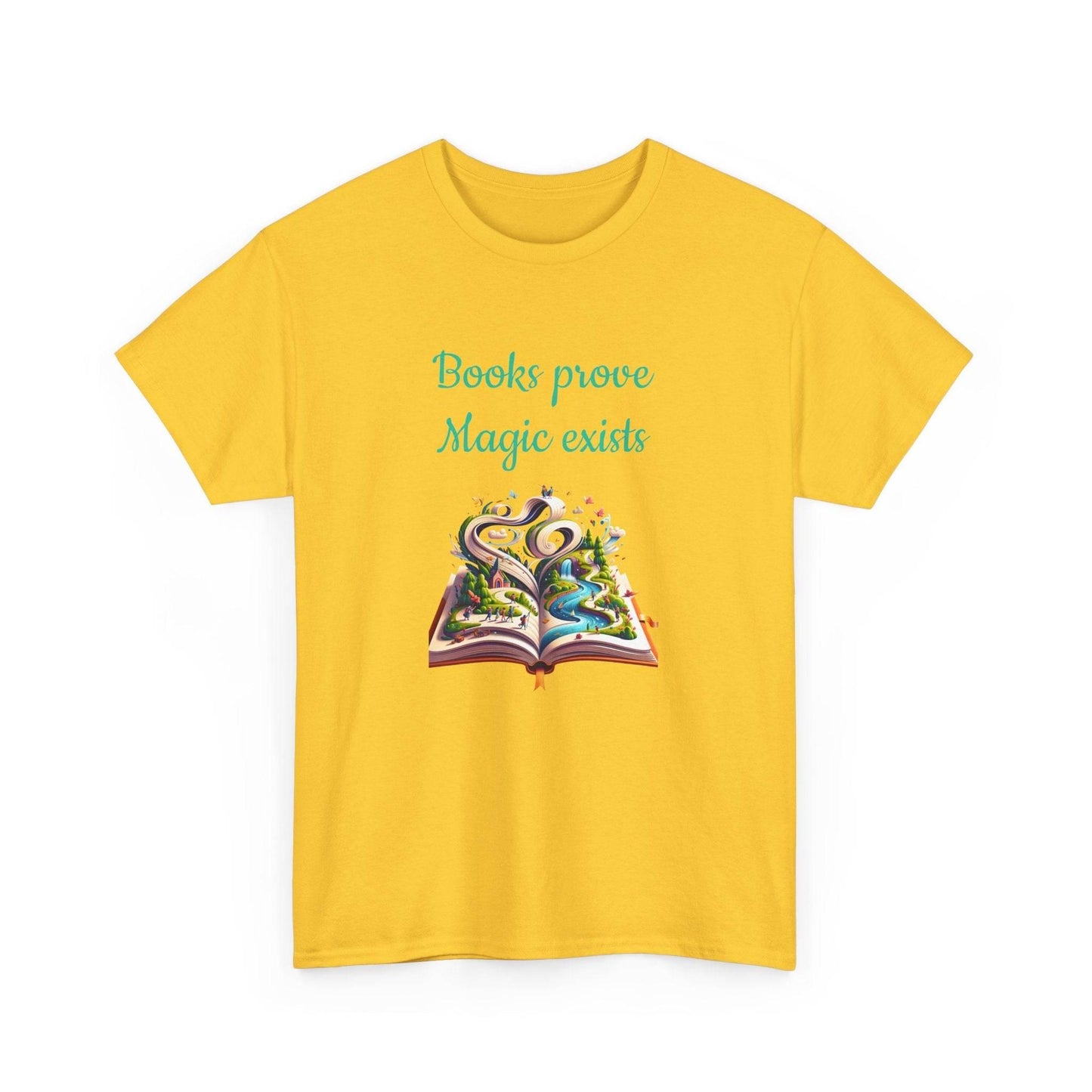 Magic Exists -A Unisex Heavy Cotton Tee - Perfect Gift for Book Lovers - The Dreamer's Bookshop.