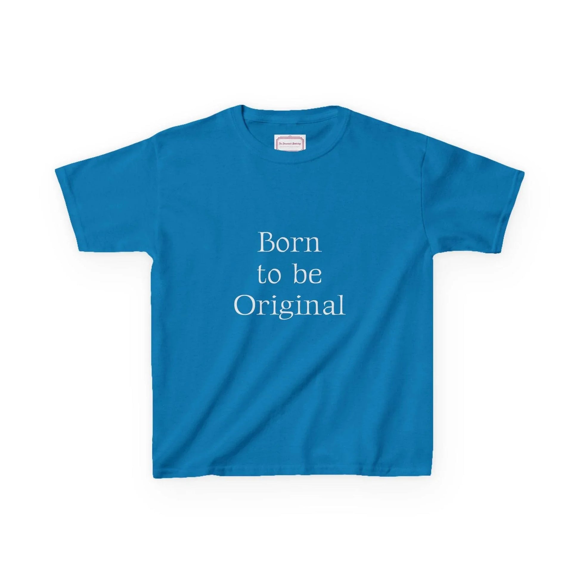 EU - Kids 'Born to be Original' Cotton Tee - Support Young Creators - The Dreamer's Bookshop.