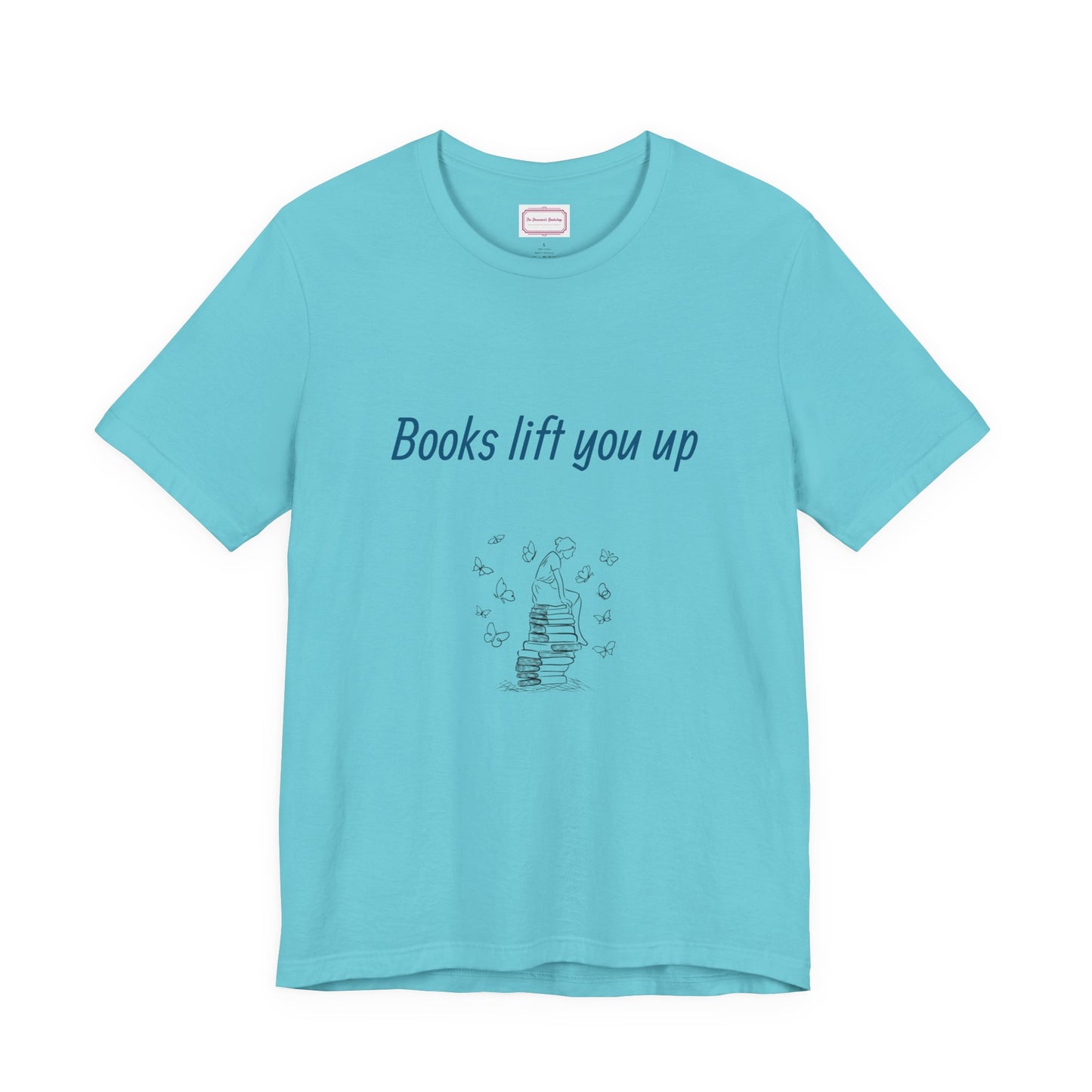 Inspirational Unisex T-shirt - Books Lift You Up