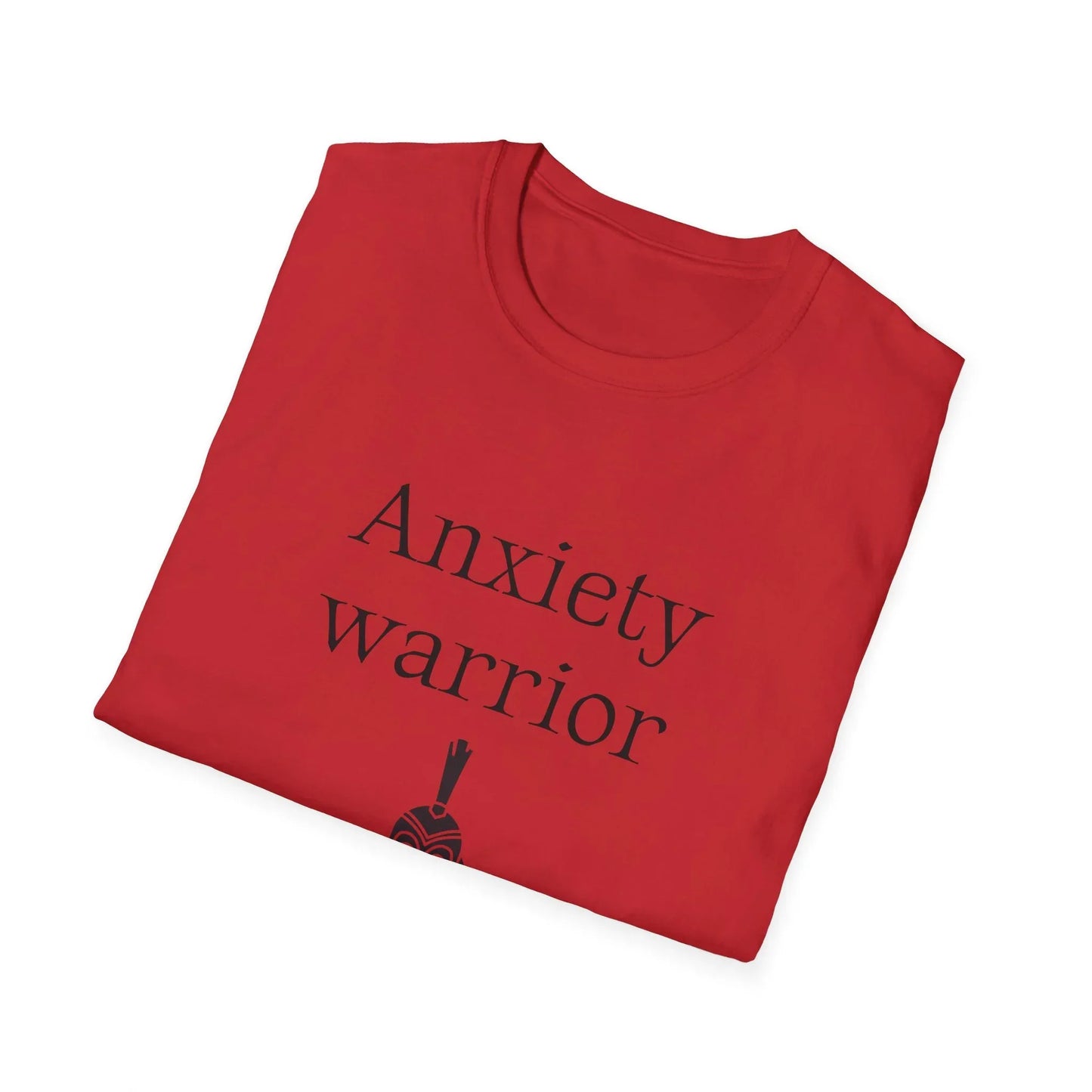 Anxiety Warrior Unisex Softstyle T-Shirt - What's Your Battle? - The Dreamer's Bookshop.