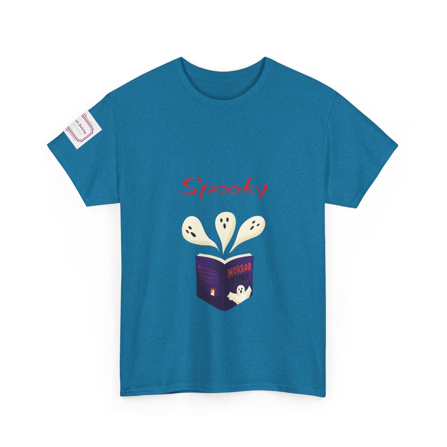 AU - Fiction - Unisex Heavy Cotton Tee - Spooky Books