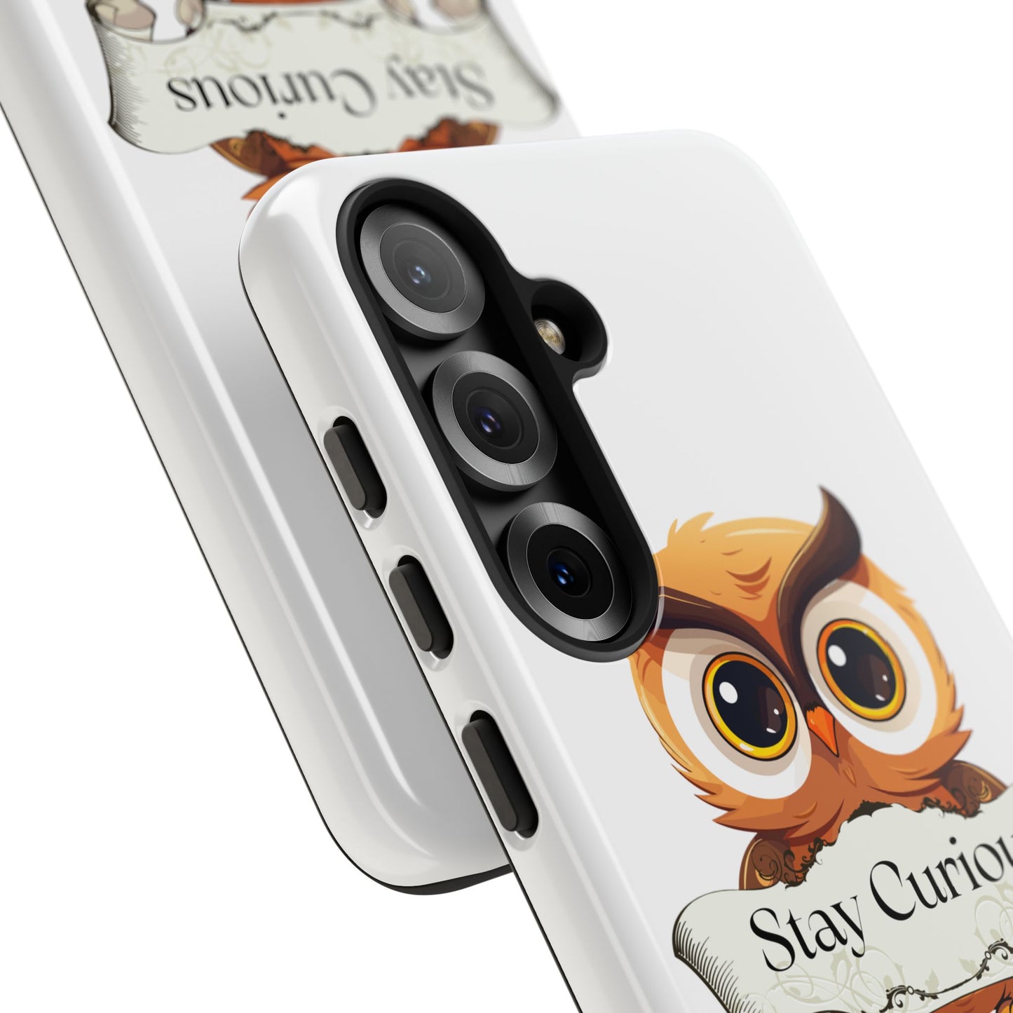 Inspired Phone Case with Stay Curious - The Dreamer's Bookshop Design