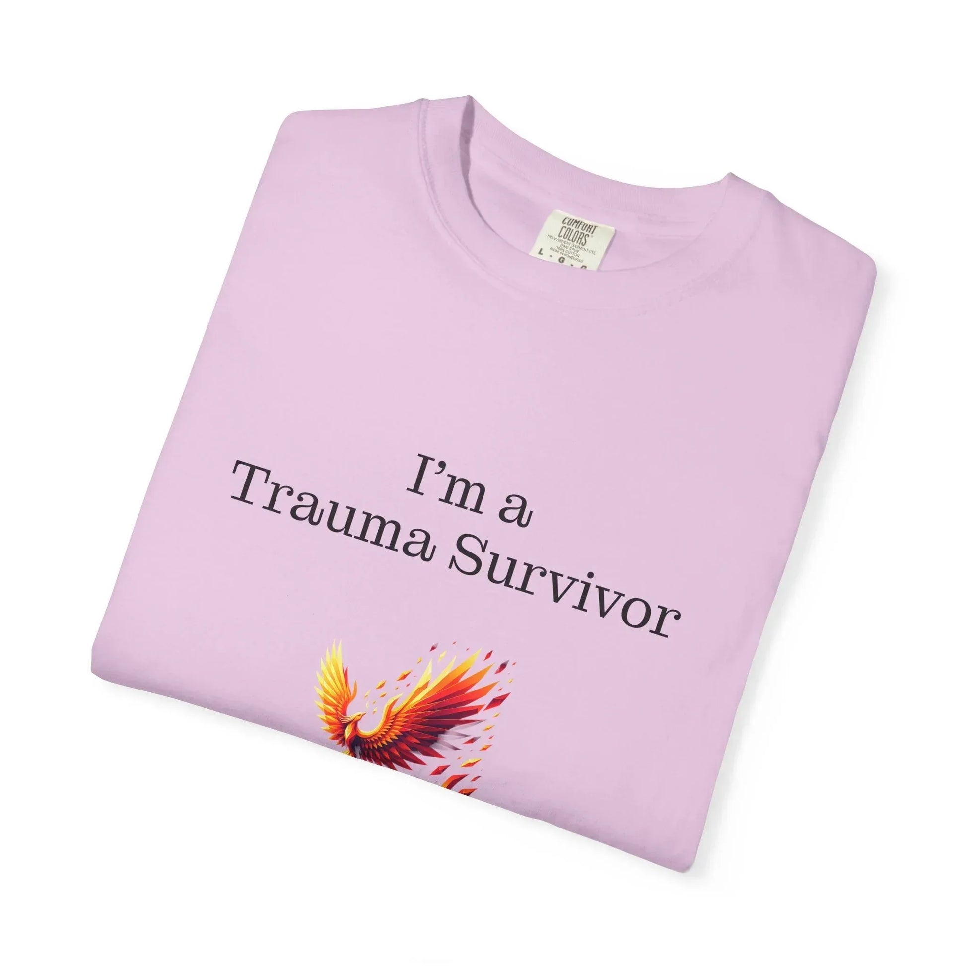 Trauma Survivor Unisex Garment-Dyed T-Shirt - Empowering Supportive Apparel - The Dreamer's Bookshop.