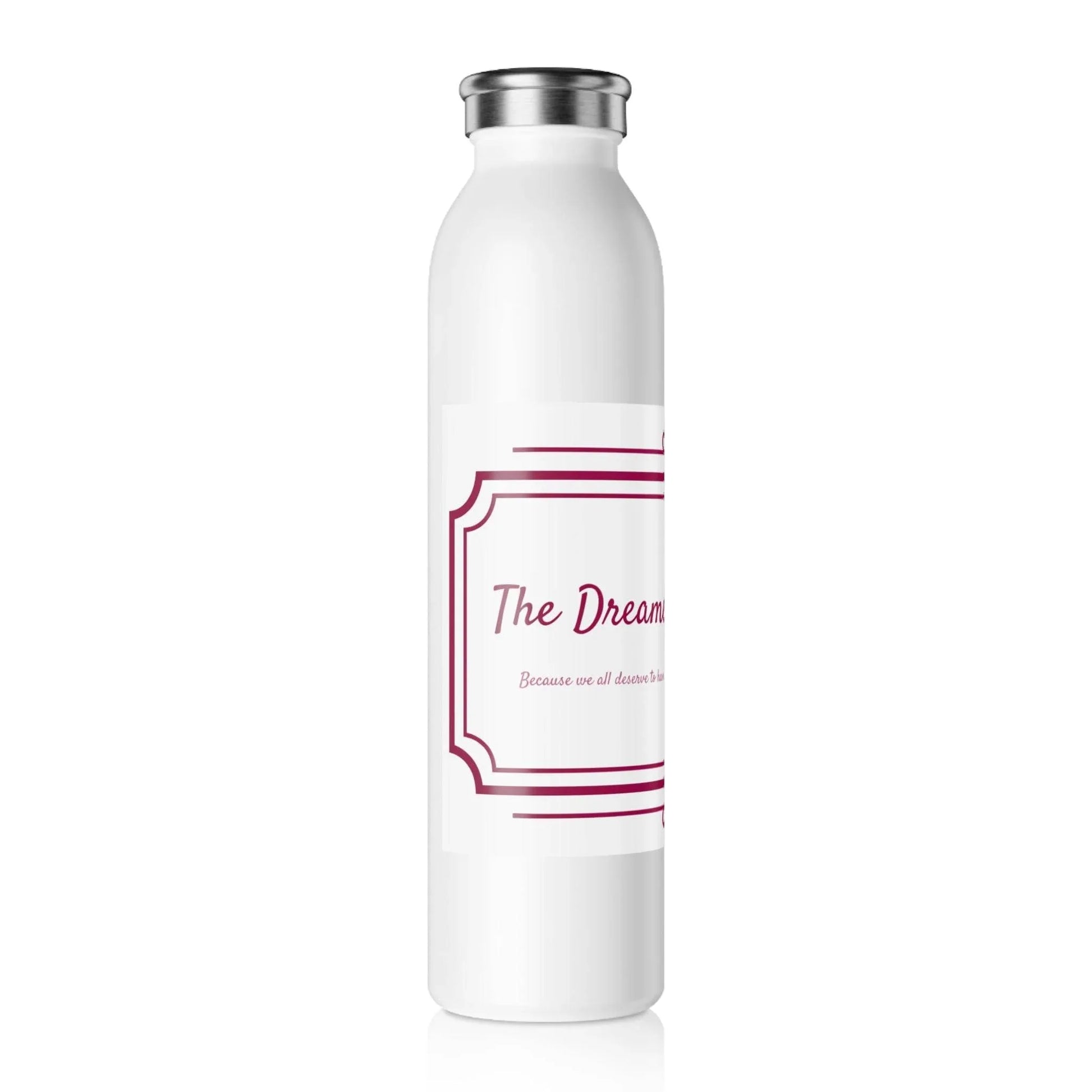 Stylish Slim Water Bottle - Dreamer's Bottle Collection - The Dreamer's Bookshop.