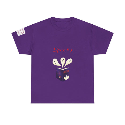 UK - Fiction -  Unisex Heavy Cotton Tee - Spooky Books