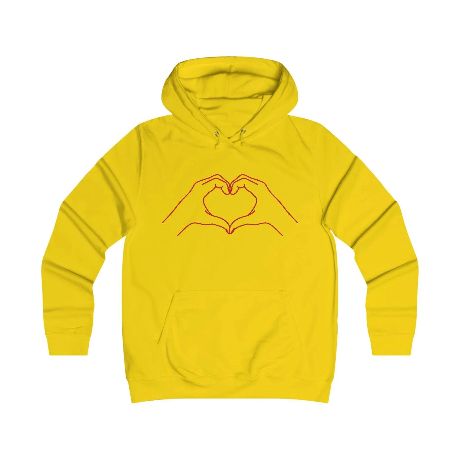 Girlie Heart & Dreams College Hoodie - Cozy Style for women - The Dreamer's Bookshop.