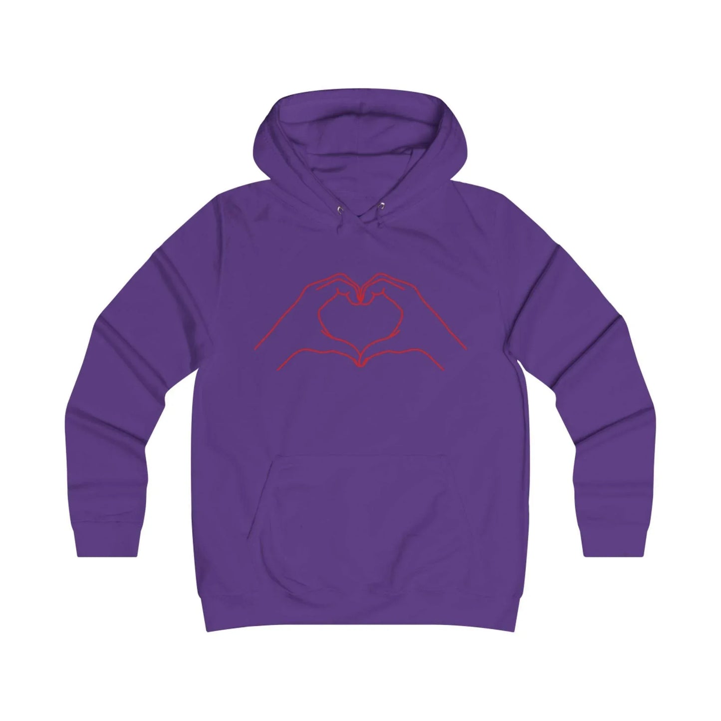 Girlie Heart & Dreams College Hoodie - Cozy Style for women - The Dreamer's Bookshop.