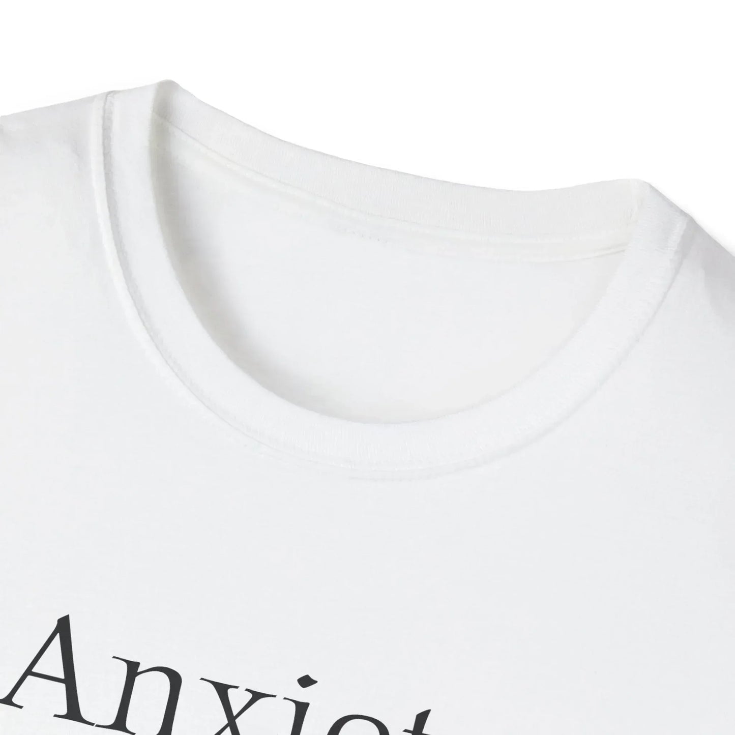 Anxiety Warrior Unisex Softstyle T-Shirt - Empowering Battle Against Mental Health - The Dreamer's Bookshop.