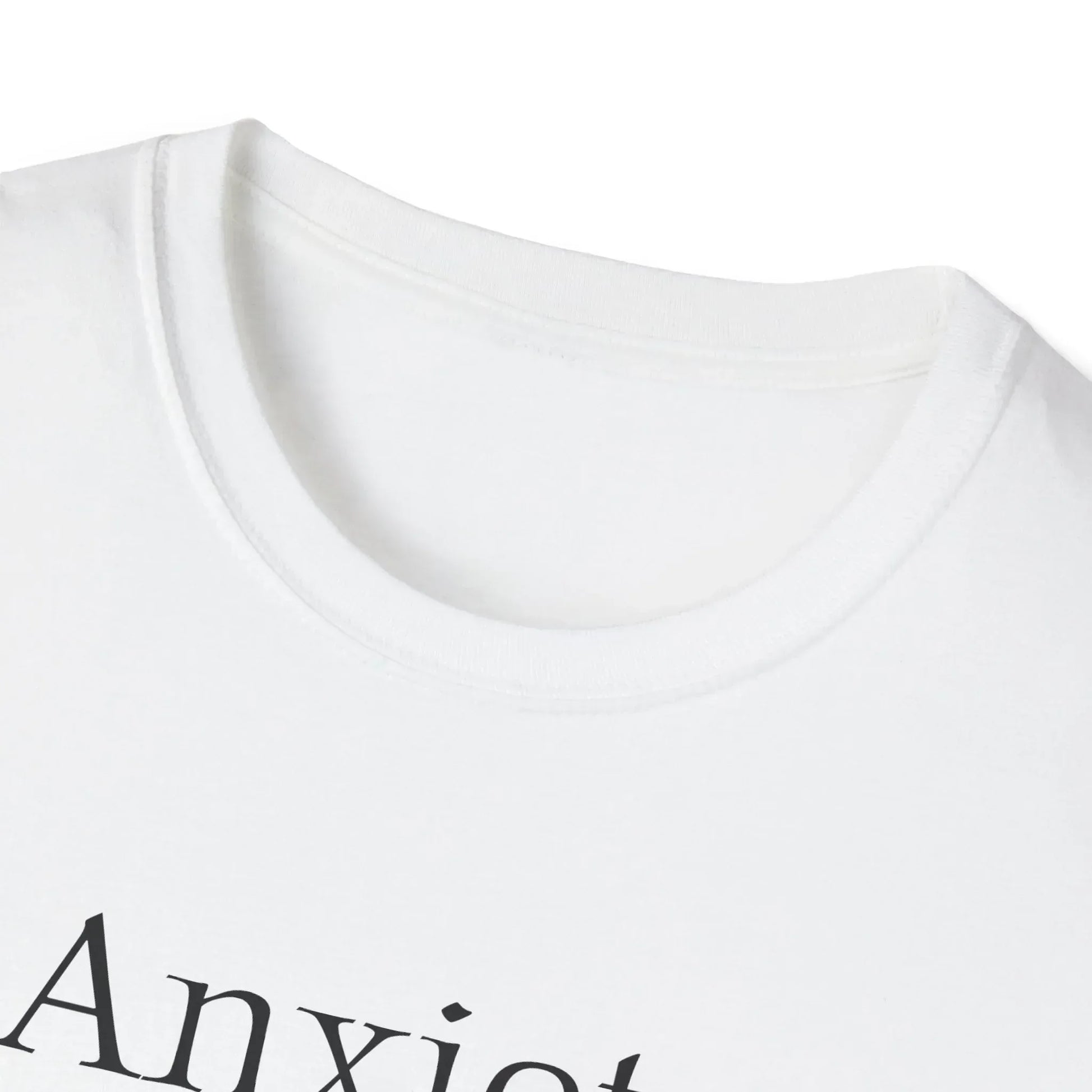 Anxiety Warrior Unisex Softstyle T-Shirt - Empowering Battle Against Mental Health - The Dreamer's Bookshop.