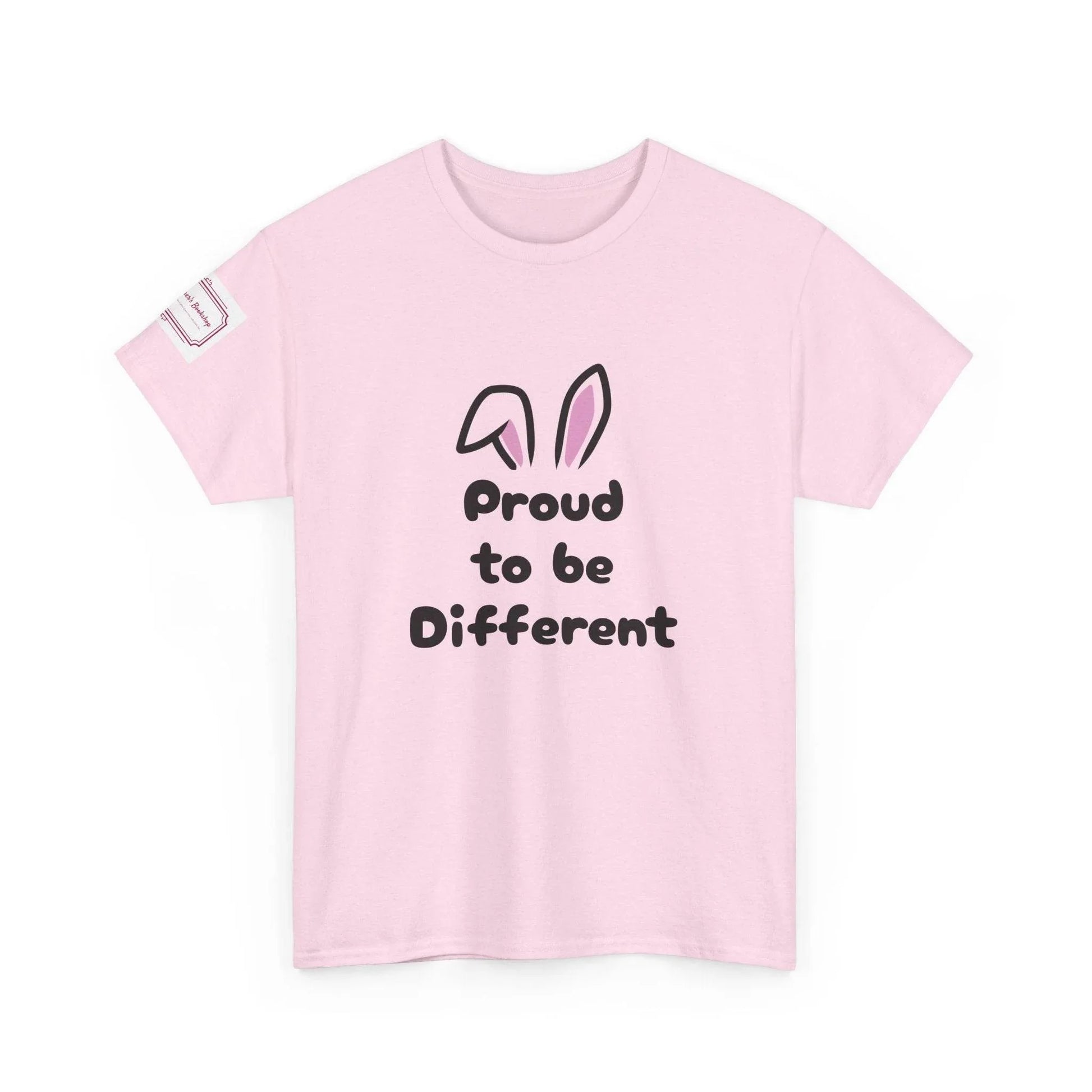 Proud to Be Different Unisex Heavy Cotton Tee – Celebrate Uniqueness - The Dreamer's Bookshop.