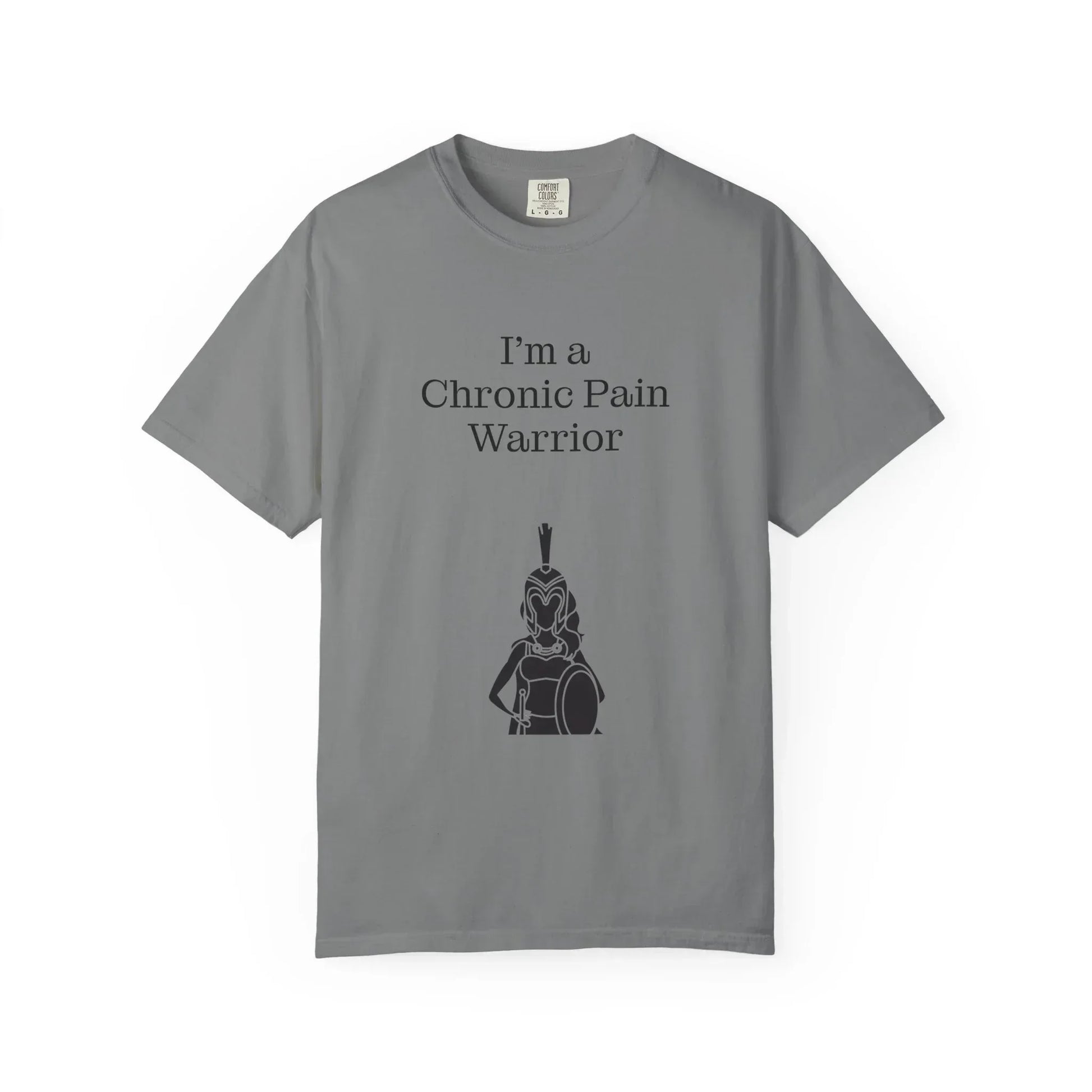 Chronic Pain Warrior Unisex Garment-Dyed T-Shirt - Empowering Supportive Apparel - The Dreamer's Bookshop.