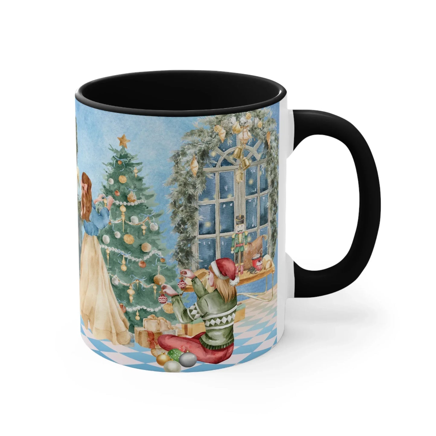 Christmas Tree Decoration Coffee Mug - 11oz tis the Season - The Dreamer's Bookshop.