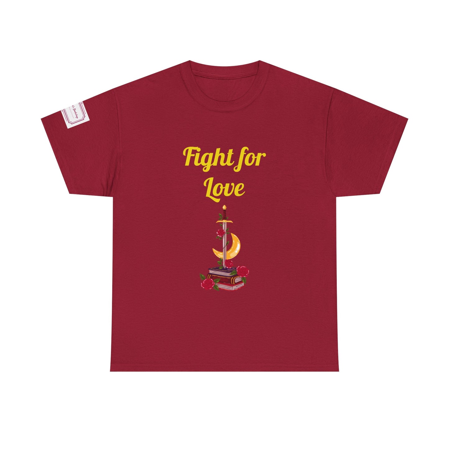 US (Ww) Fight for Love - Graphic Unisex Heavy Cotton Tee - Romance Books
