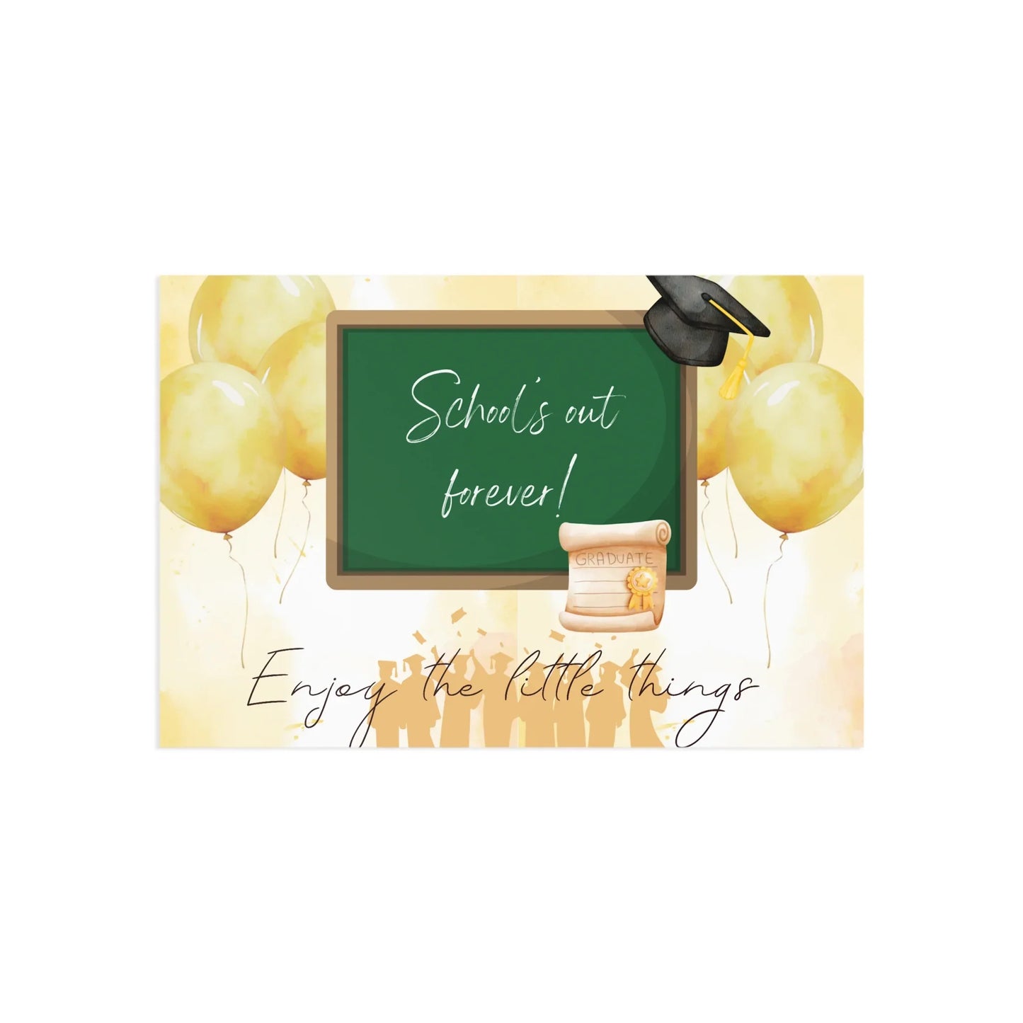 The Dreamer's Bookshop "Graduation" Enjoy the Little Things Card - The Dreamer's Bookshop.