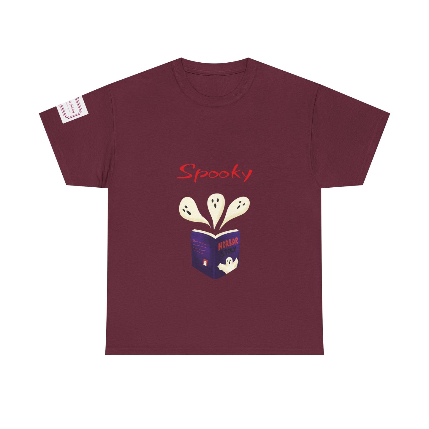 AU - Fiction - Unisex Heavy Cotton Tee - Spooky Books