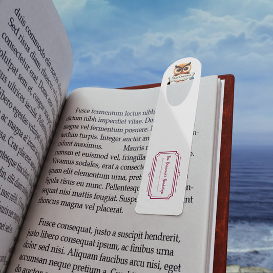 Stylish Stainless Steel Bookmark - Stay Curious