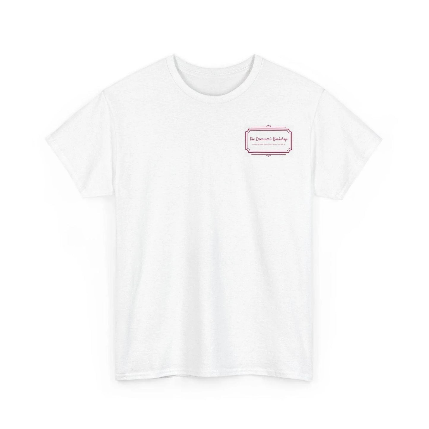Personalized Unisex Heavy Cotton Tee - Perfect for Casual Days & Gifts - The Dreamer's Bookshop.