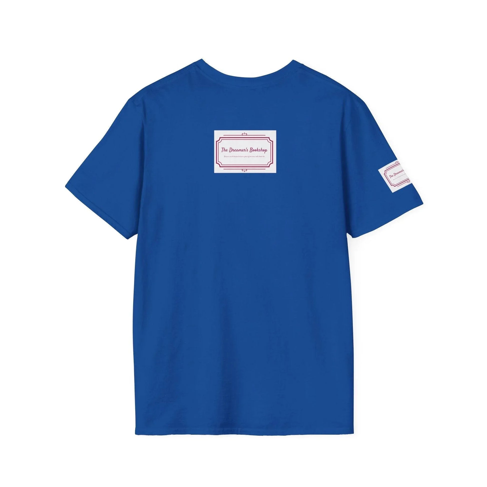Inspirational Unisex Softstyle T-Shirt - 'Keep Breathing' Motivational Design - The Dreamer's Bookshop.