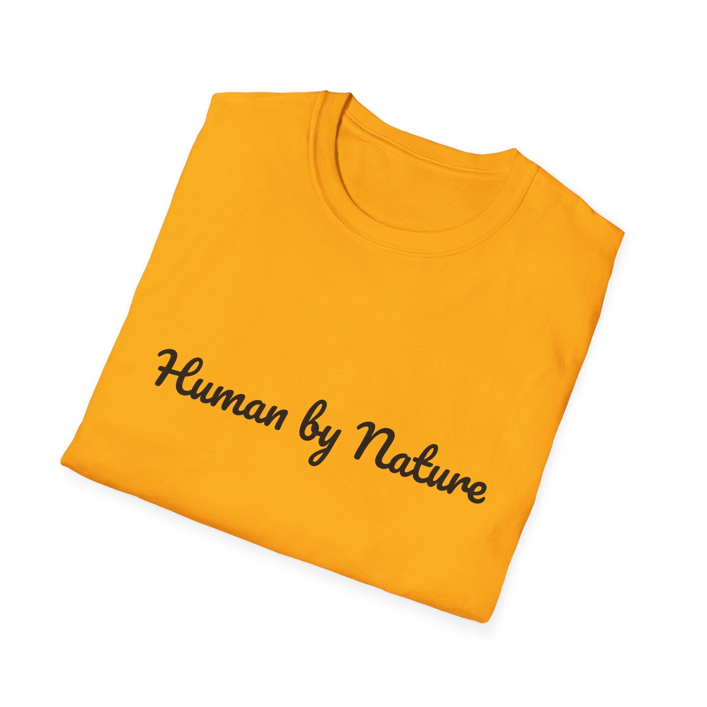 Unisex Softstyle T-Shirt - 'Human by Nature' Poetical