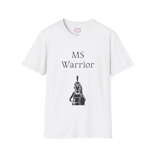 M.S. Warrior Unisex Softstyle T-Shirt - Embrace Your Battles - The Dreamer's Bookshop.