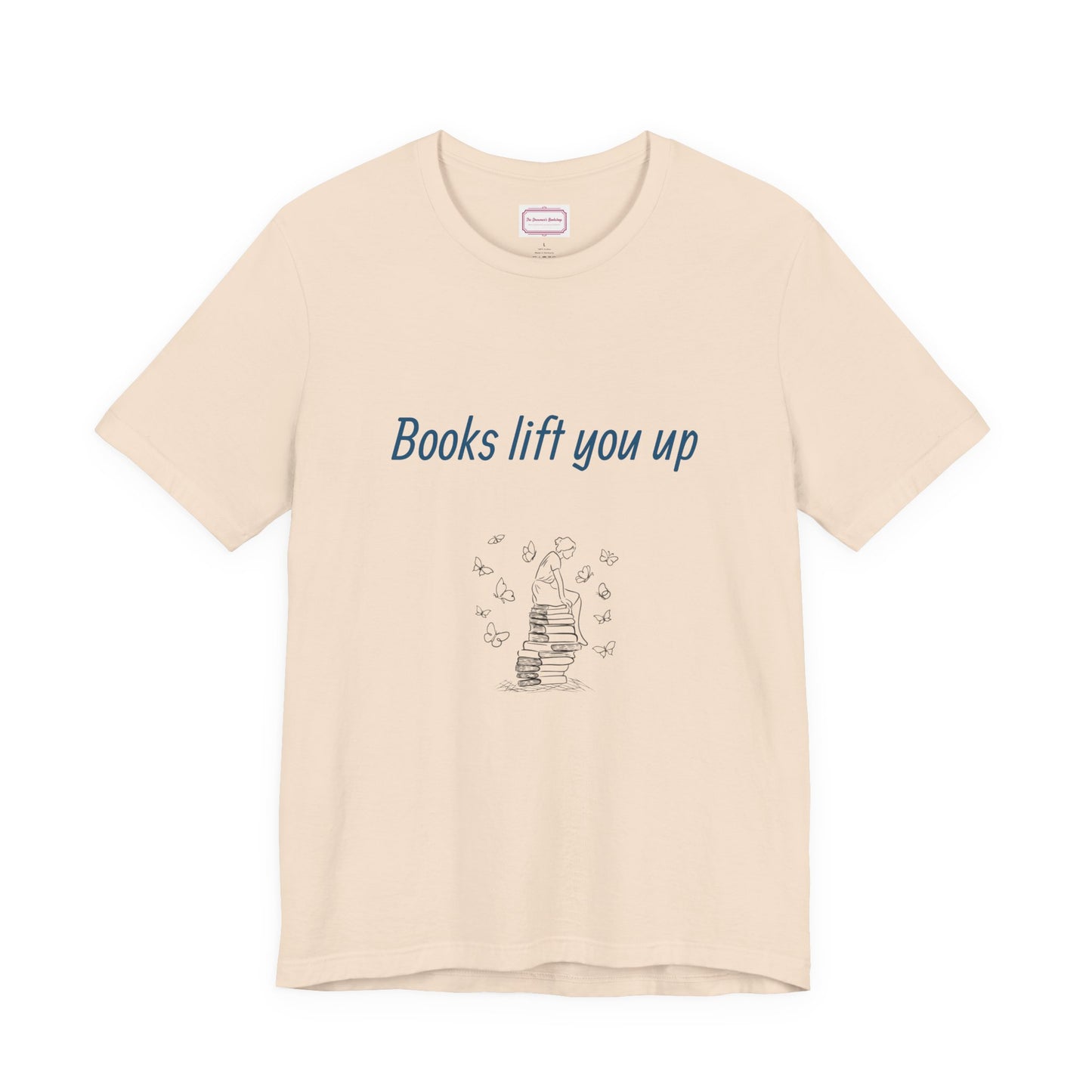 Inspirational Unisex T-shirt - Books Lift You Up