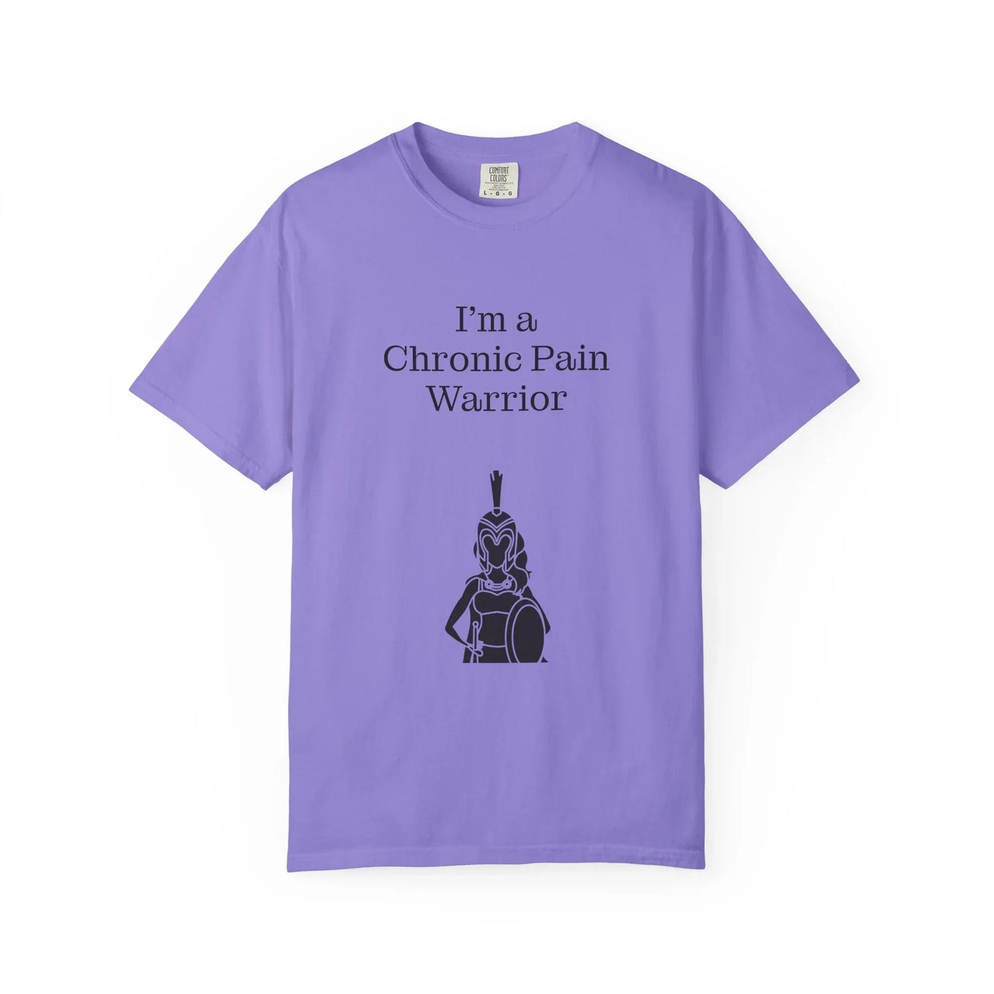 Chronic Pain Warrior Unisex Garment-Dyed T-Shirt - Empowering Supportive Apparel - The Dreamer's Bookshop.