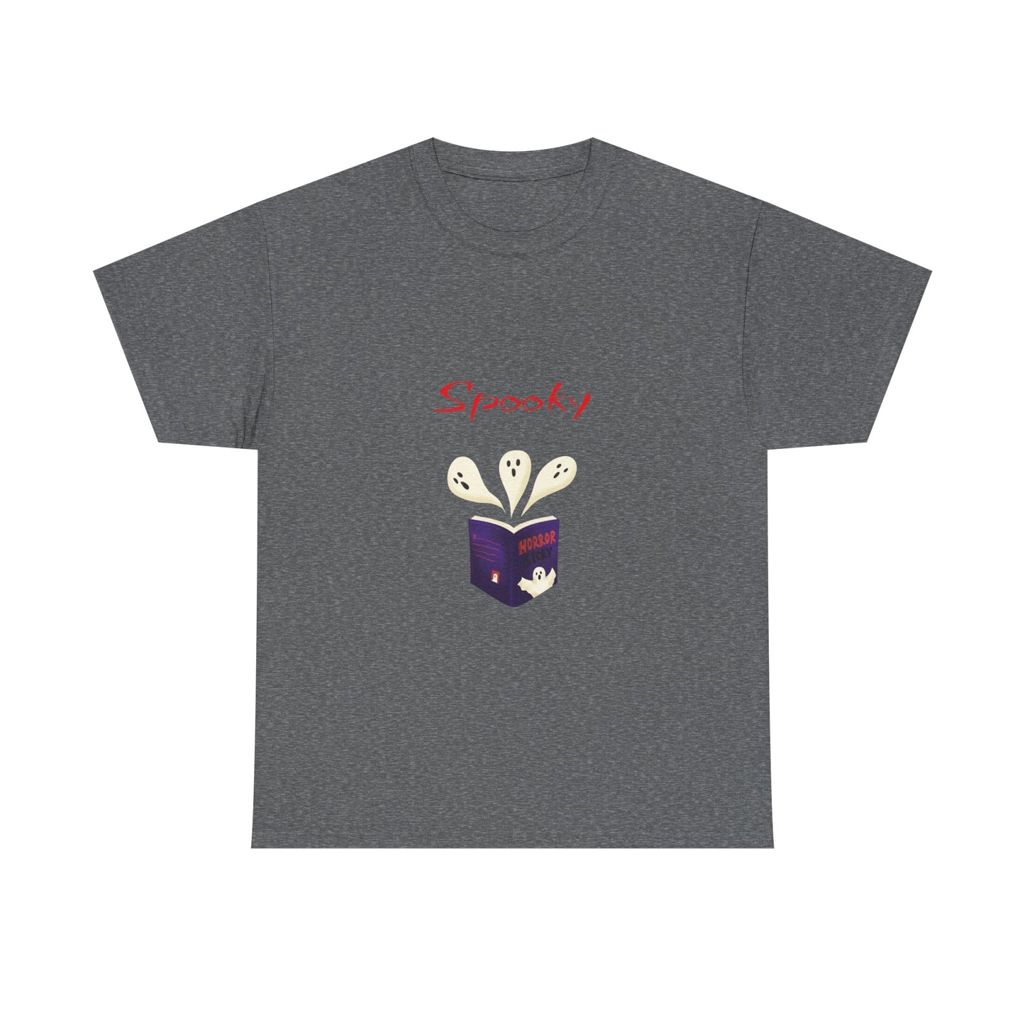 CA - Fiction -  Graphic Tee - Unisex Heavy Cotton T-Shirt Spooky Books