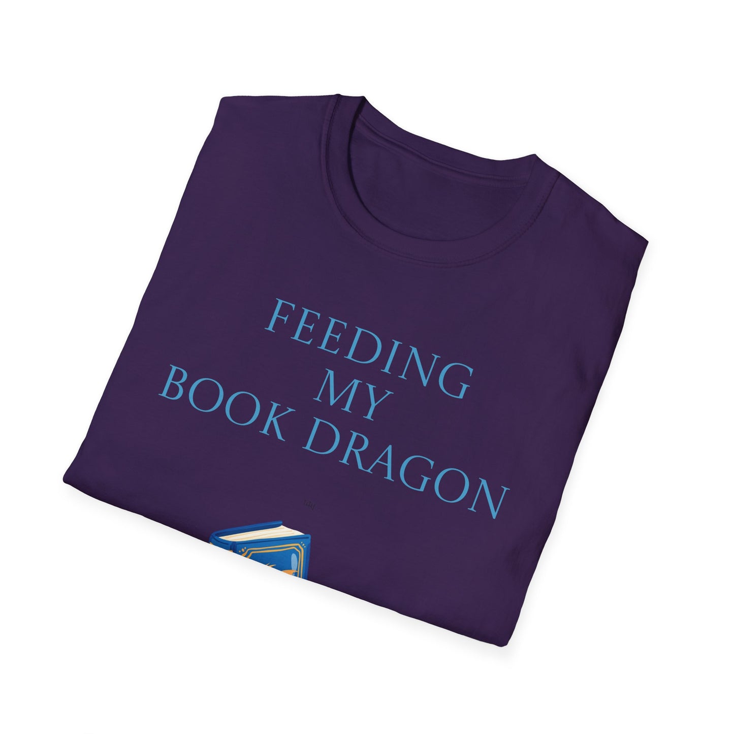 Unisex Softstyle T-Shirt - 'Book Dragon'