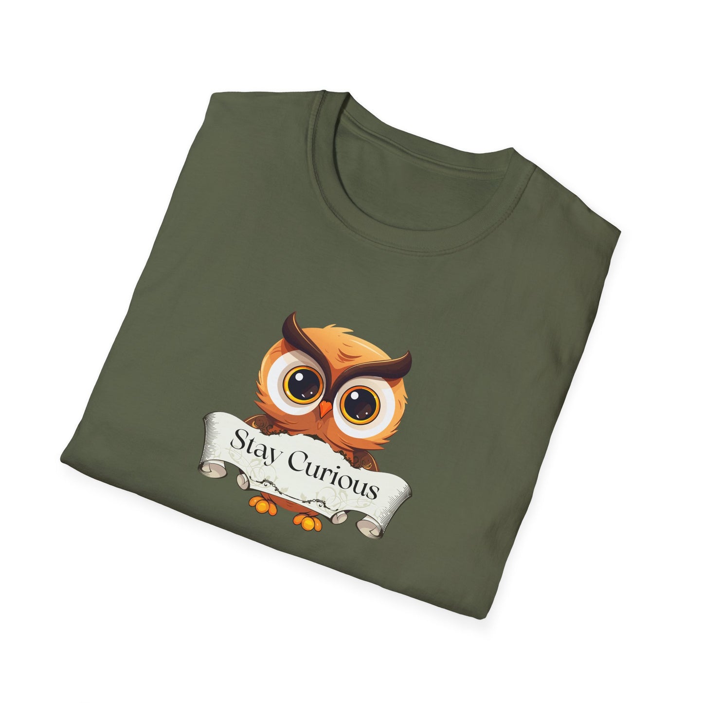Inspirational Unisex Softstyle T-Shirt - Stay Curious