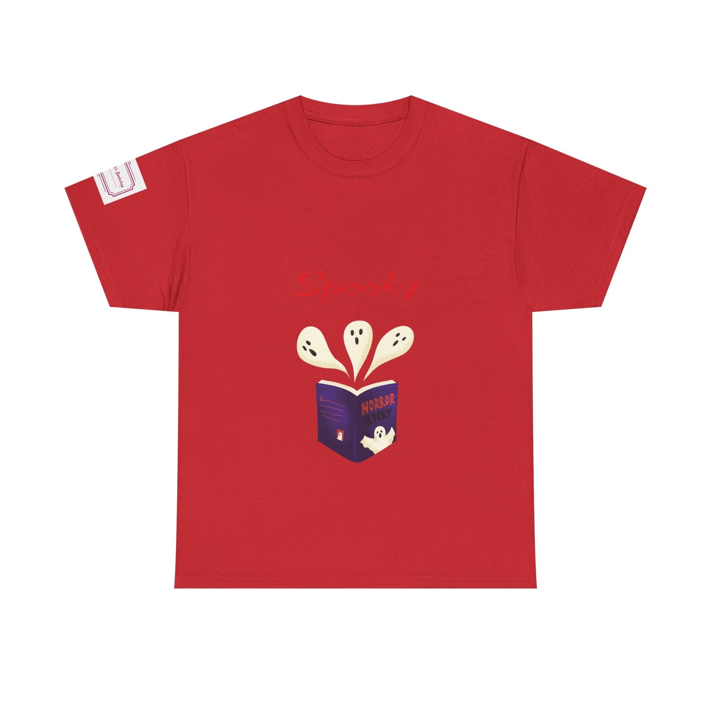 AU - Fiction - Unisex Heavy Cotton Tee - Spooky Books