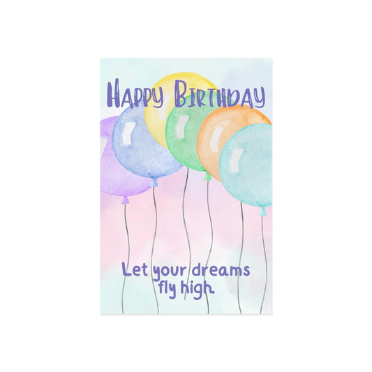 The Dreamer's Bookshop "Your Dreams" Birthday Card - The Dreamer's Bookshop.