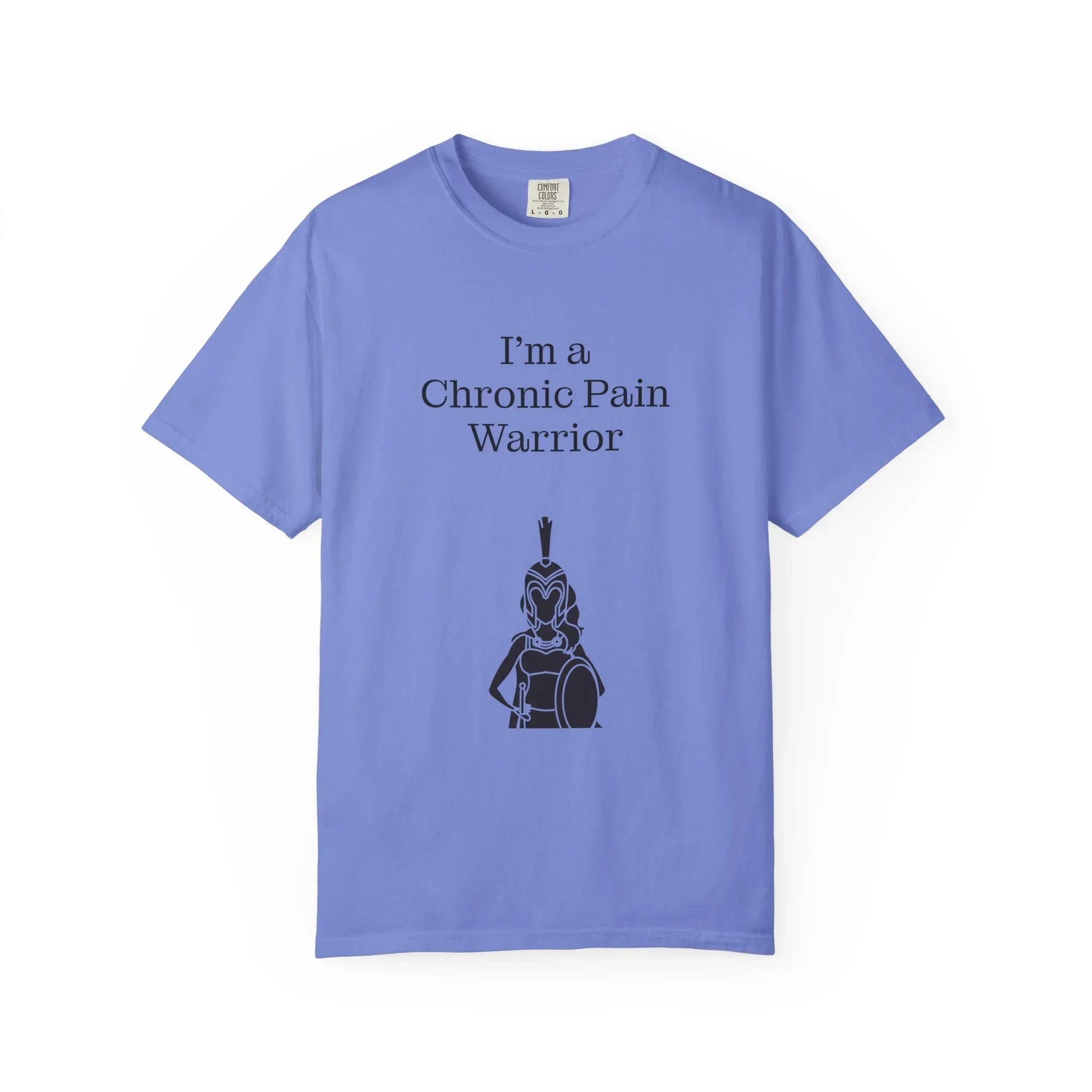 Chronic Pain Warrior Unisex Garment-Dyed T-Shirt - Empowering Supportive Apparel - The Dreamer's Bookshop.