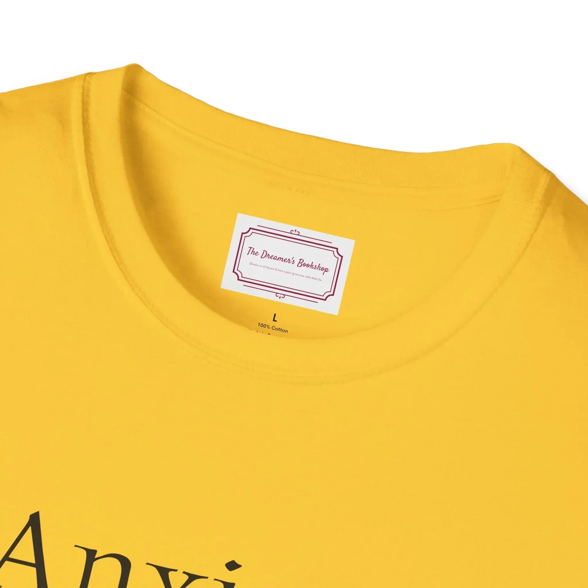 Anxiety Warrior Unisex Softstyle T-Shirt - Embrace Your Battles - The Dreamer's Bookshop.